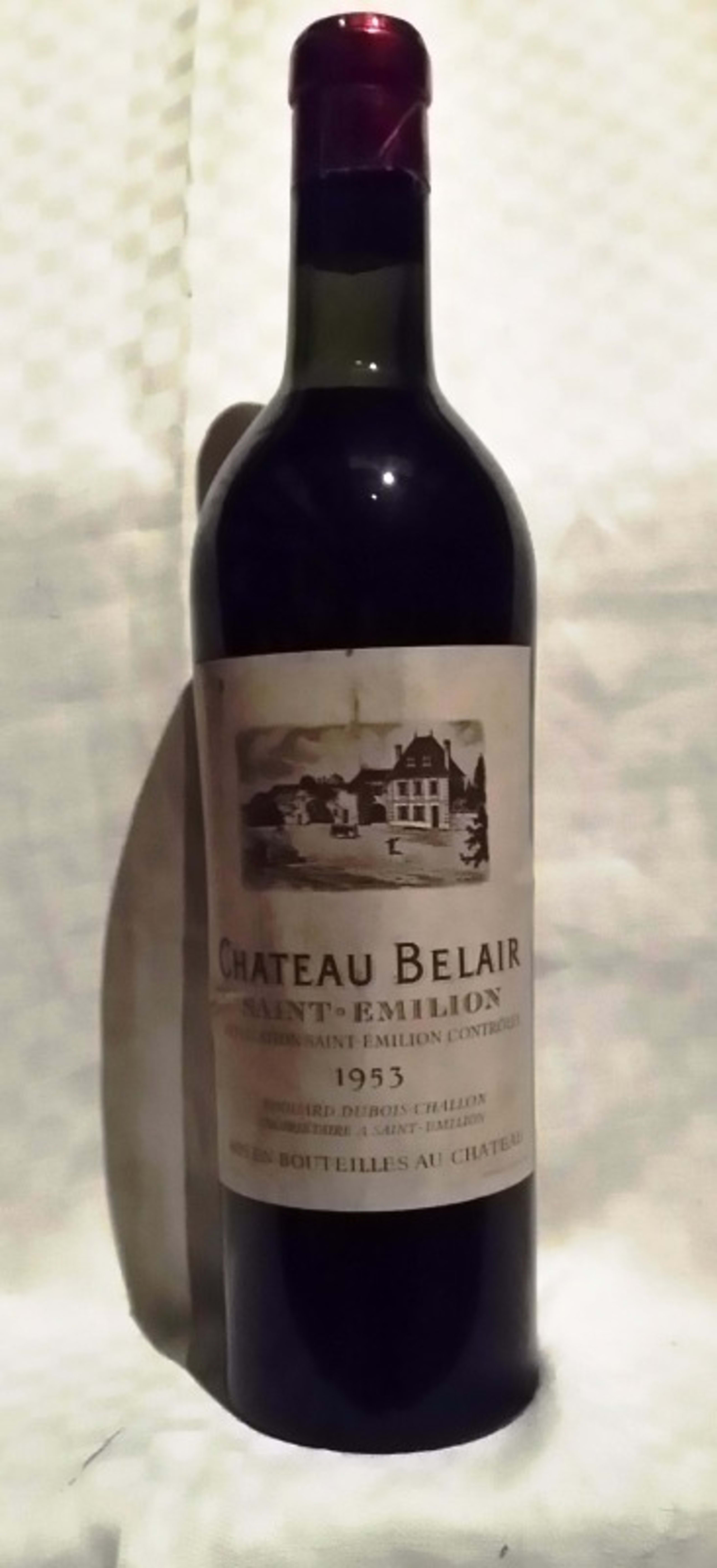 Château Belair, Saint-Émilion, 1953