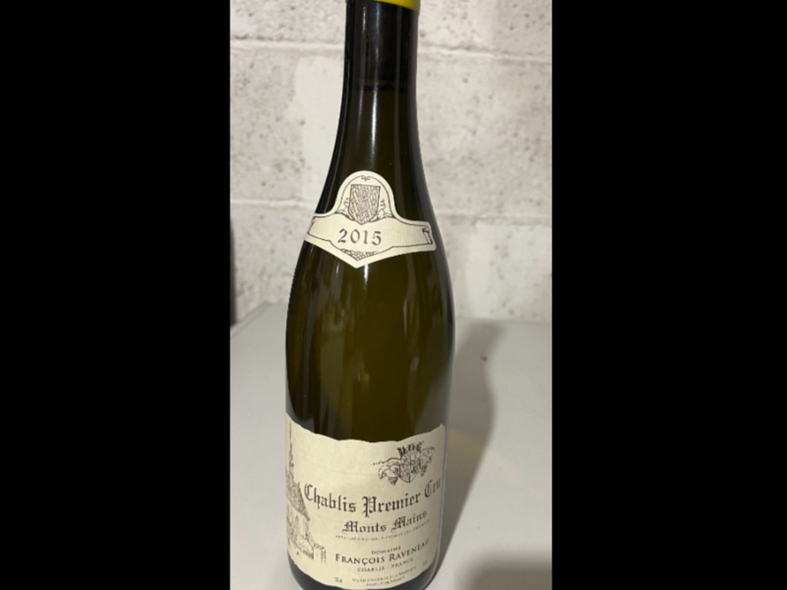 Chablis Premier Cru, Monts Mains, François Raveneau, 2015