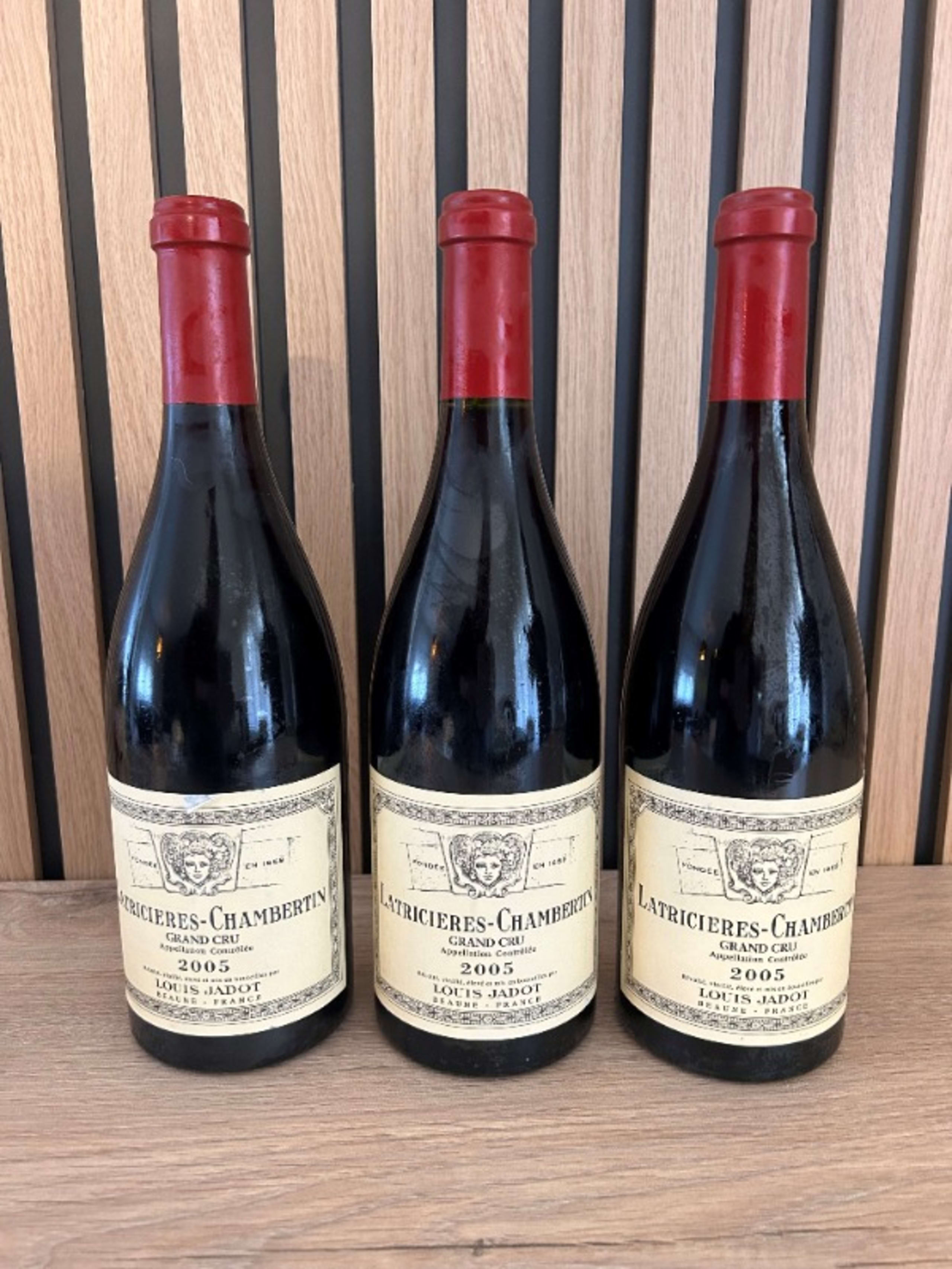 3 x Latricières-Chambertin, Grand cru, Louis Jadot, 2005