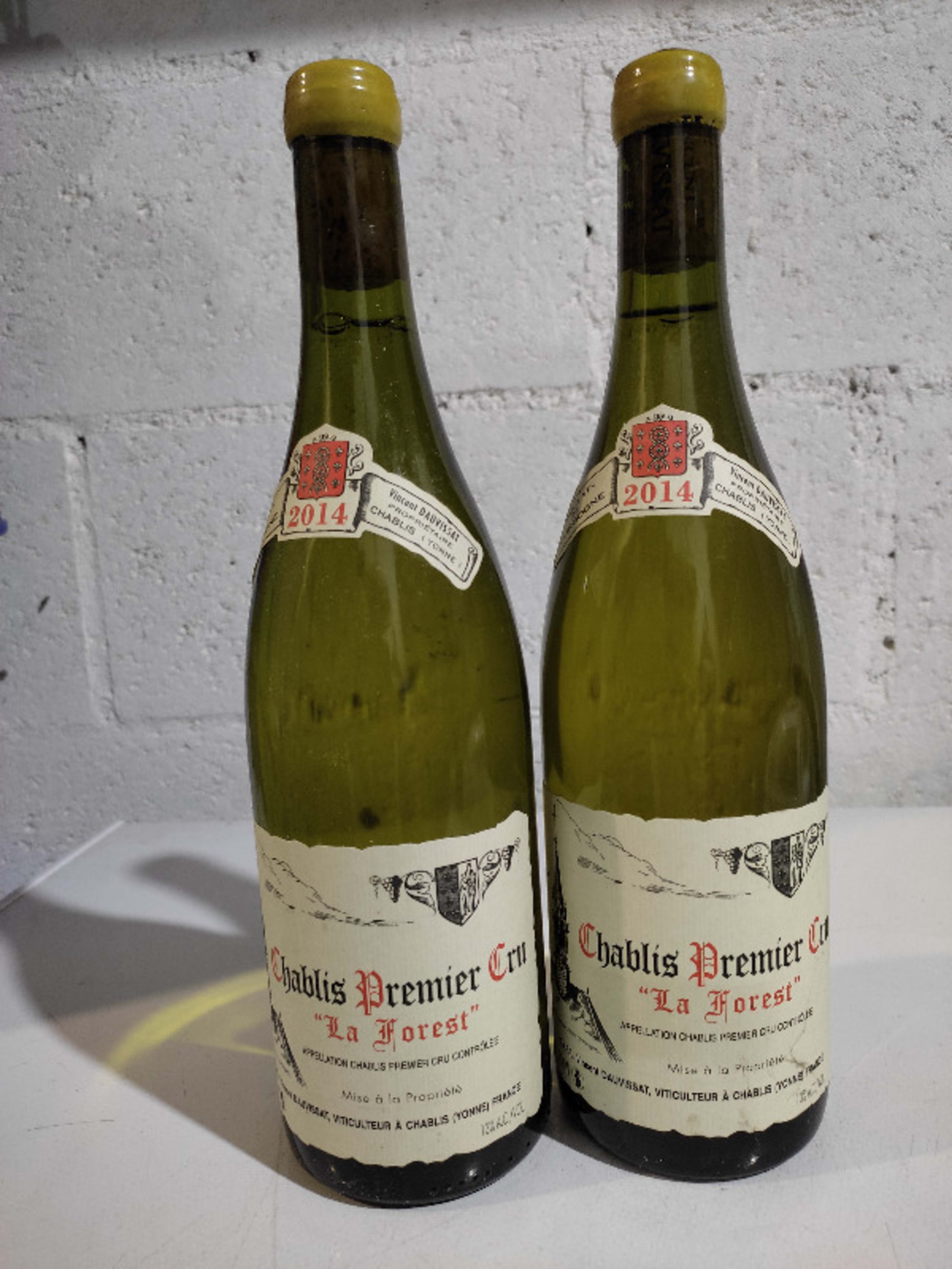 2 x Chablis Premier Cru, LA FOREST, VINCENT DAUVISSAT, 2014
