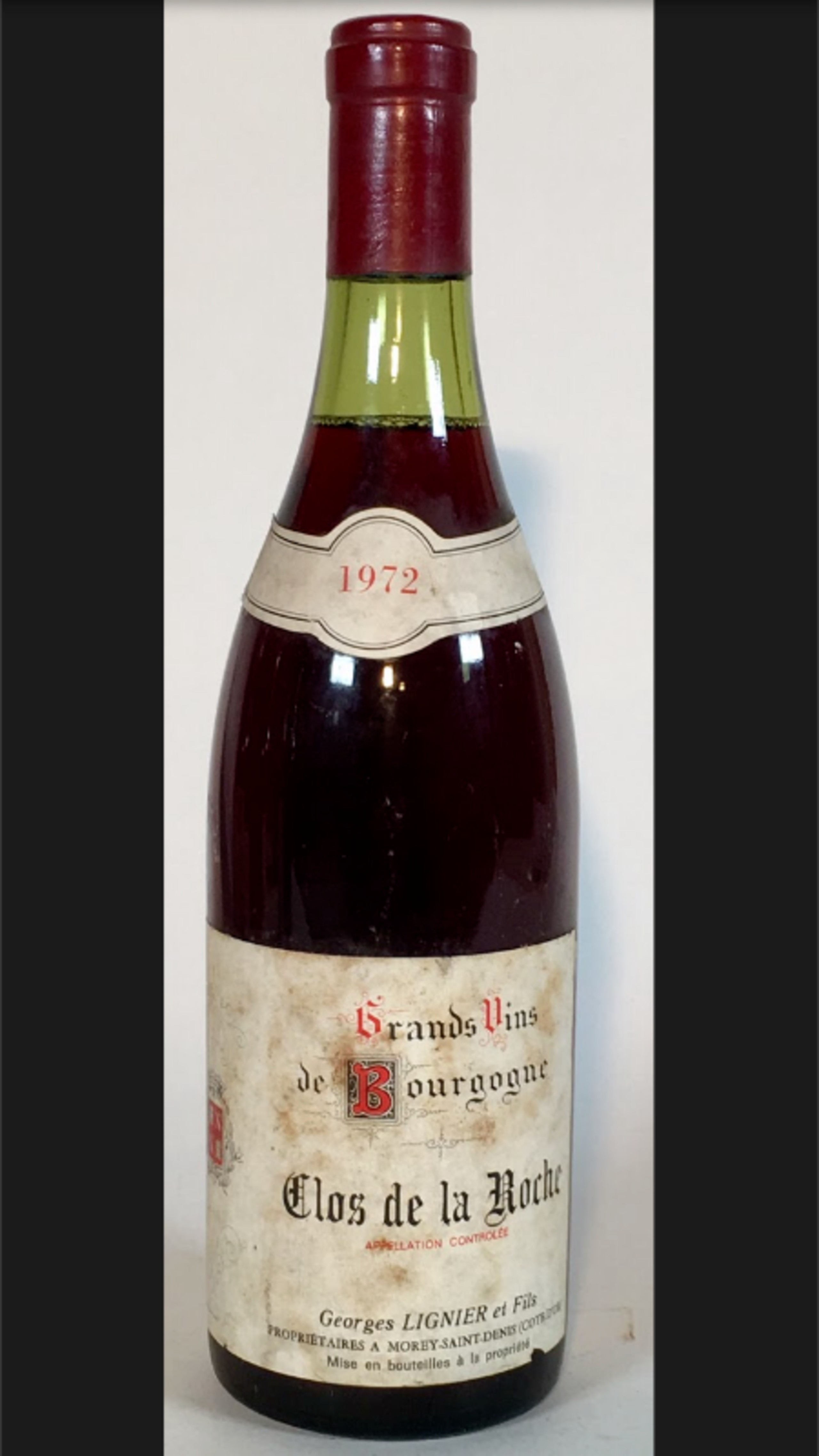 Clos-de-la-Roche, Georges Lignier & Fils, 1972
