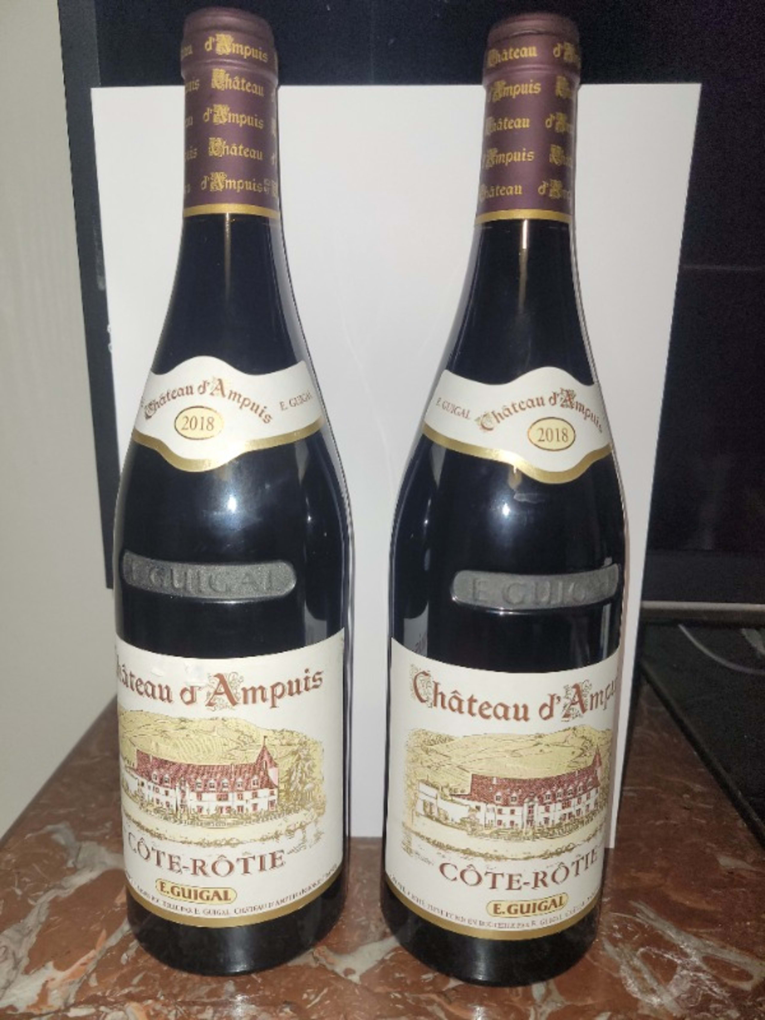 2 x Côte-Rôtie, Château d'Ampuis, E. Guigal, 2018