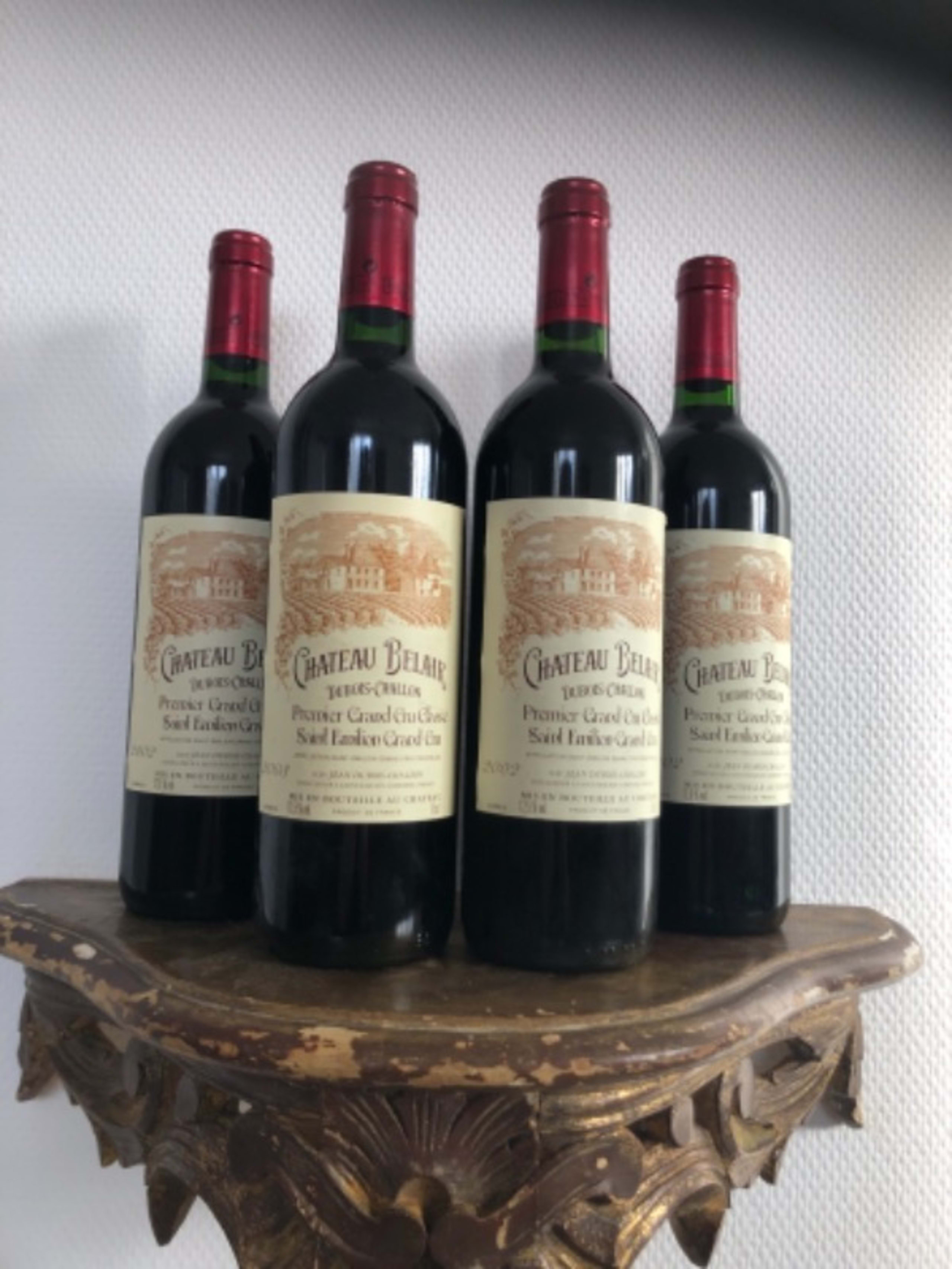 4 x Château Belair, Saint-Émilion Grand Cru, 2002