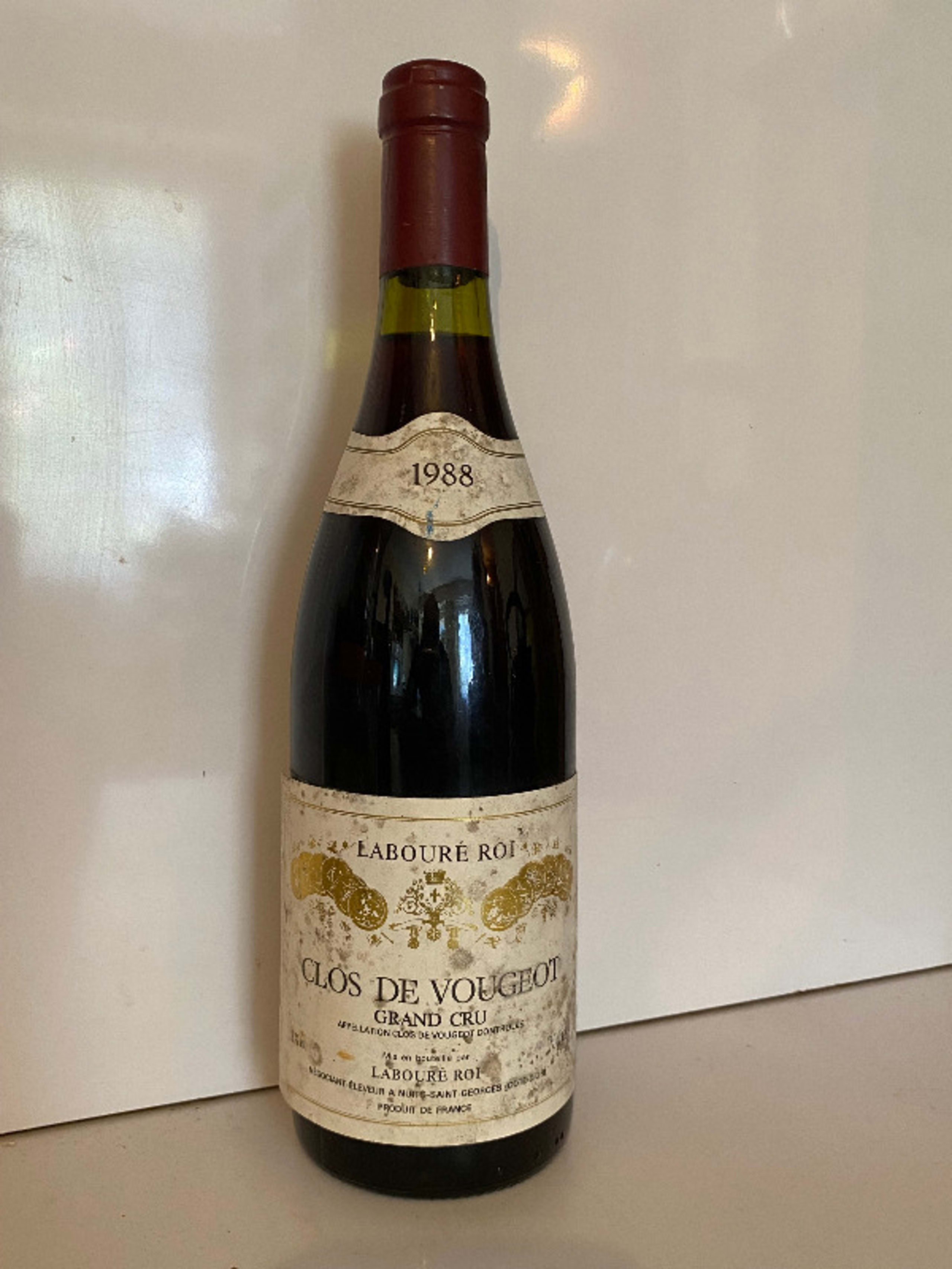 Clos de Vougeot, Grand Cru, Domaine Labouré Roi, 1988