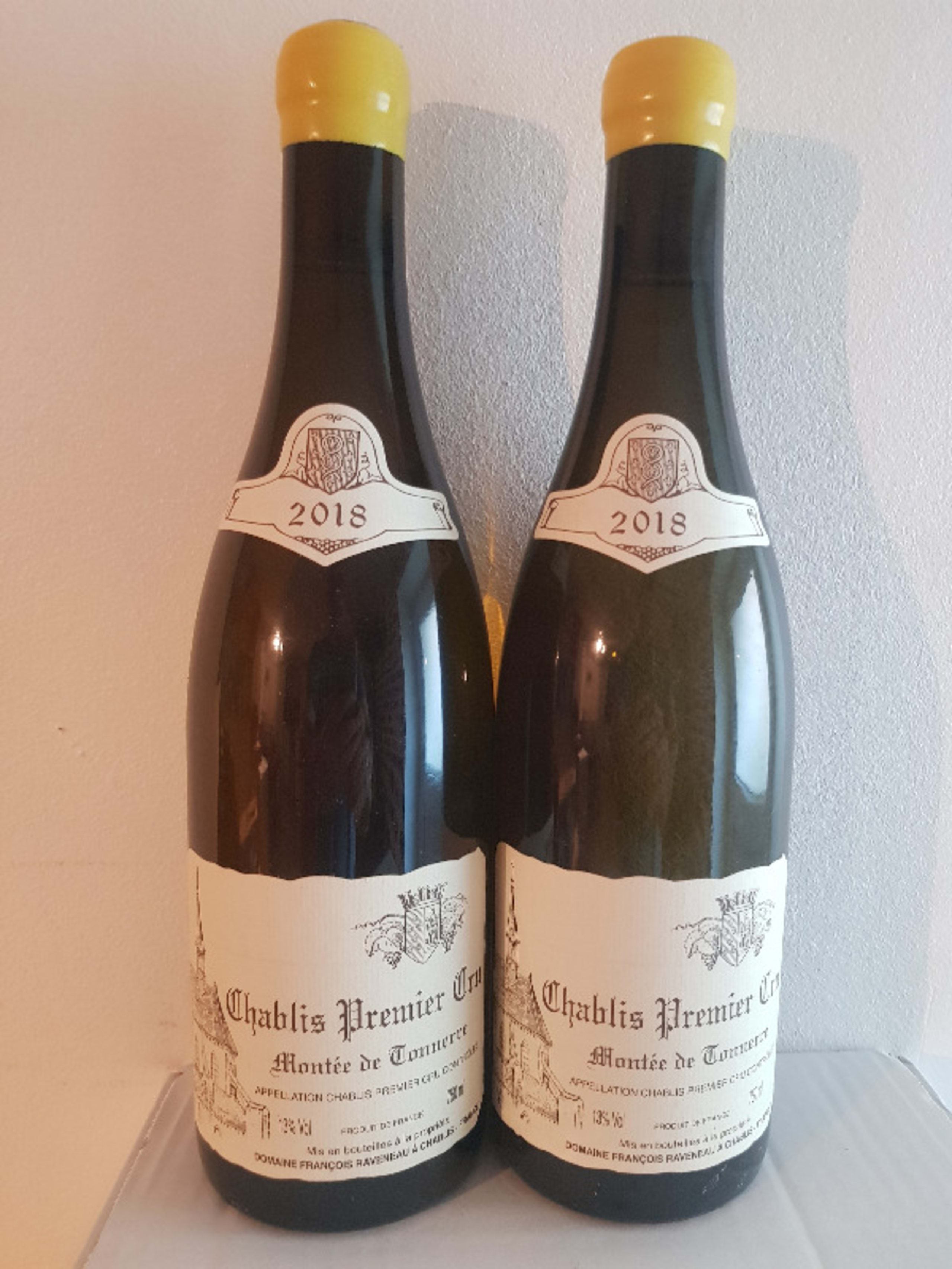 2 x Chablis Premier Cru, Montée de Tonnerre, Raveneau, 2018