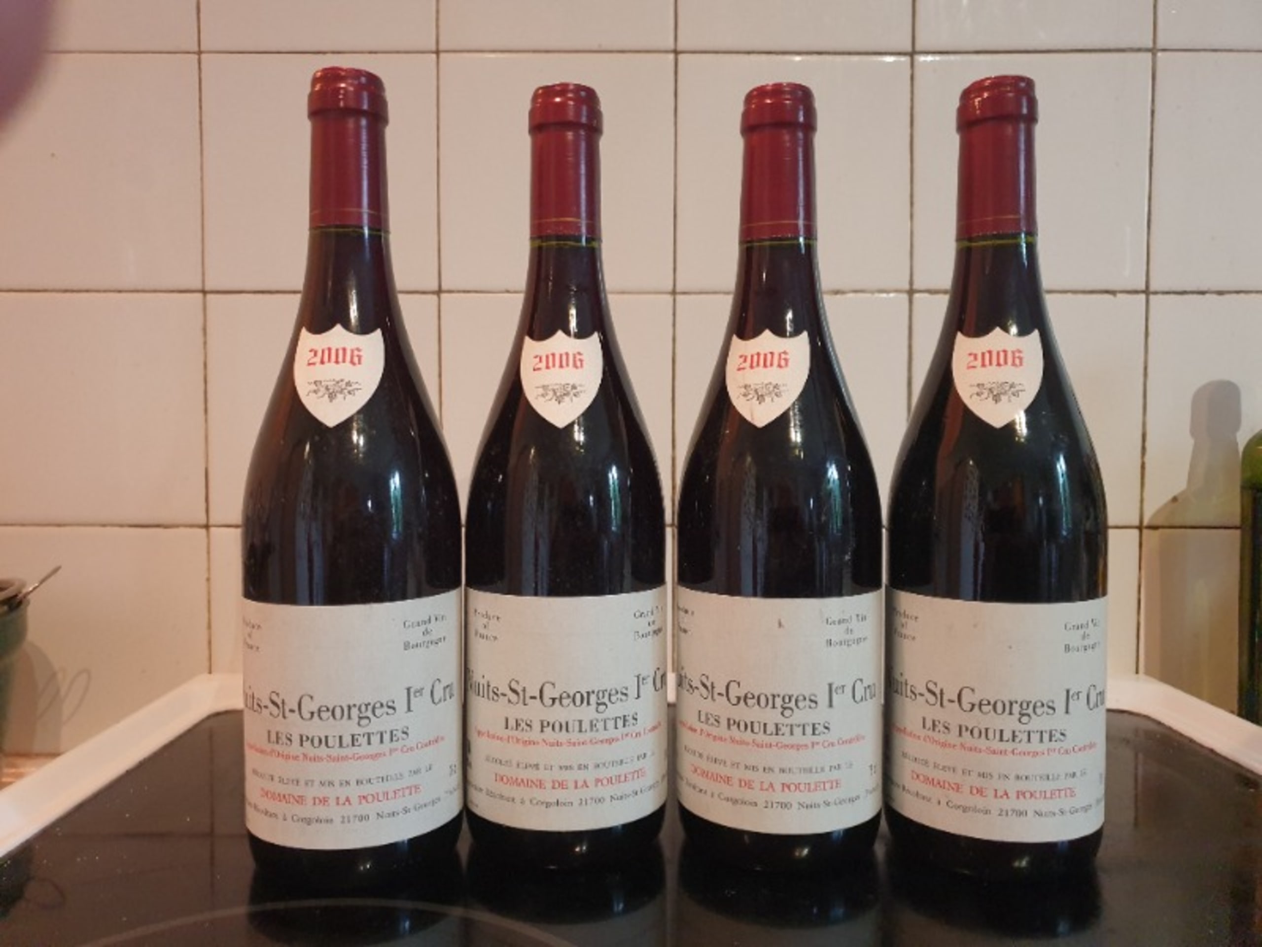 4 x Nuits-Saint-Georges, 1er cru - les Poulettes, Domaine de la Poulette, 2006