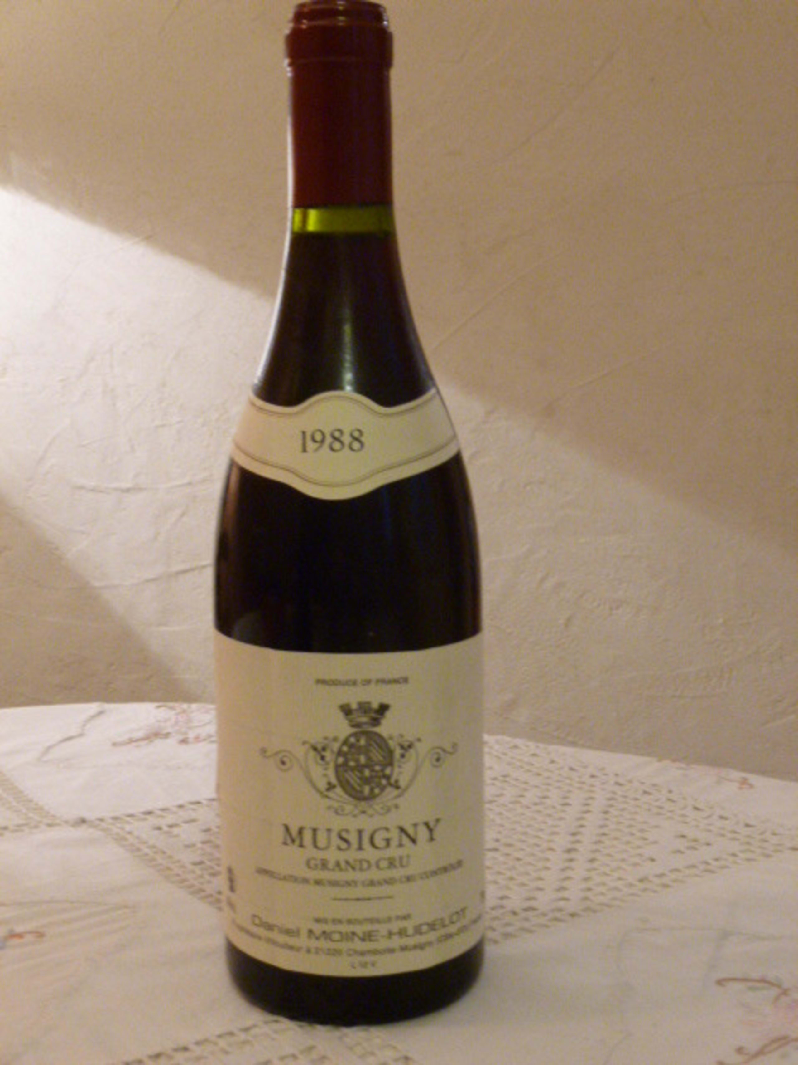 Musigny, Grand Cru, Moine-Hudelot, 1988