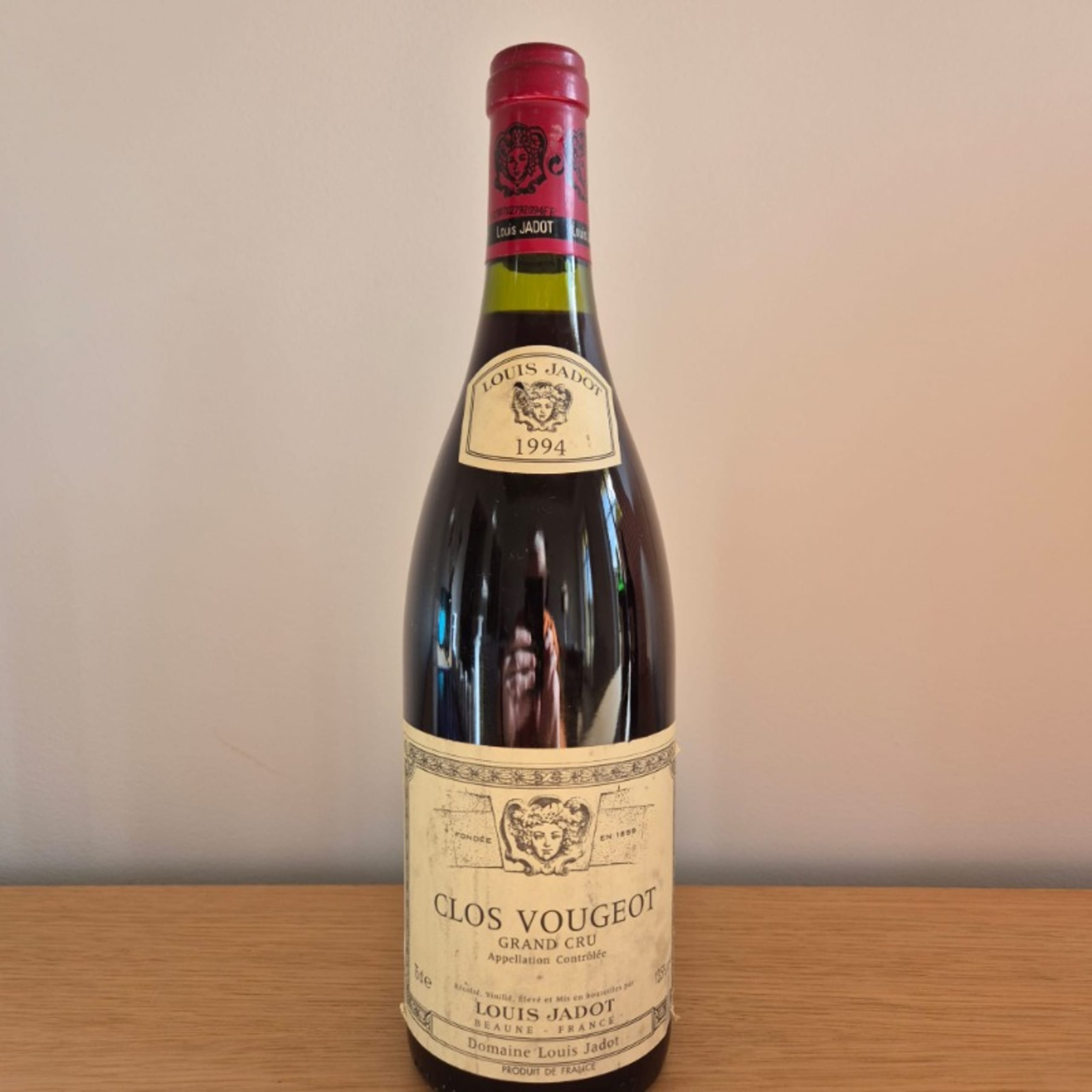 Clos de Vougeot, Grand Cru, Louis Jadot, 1994