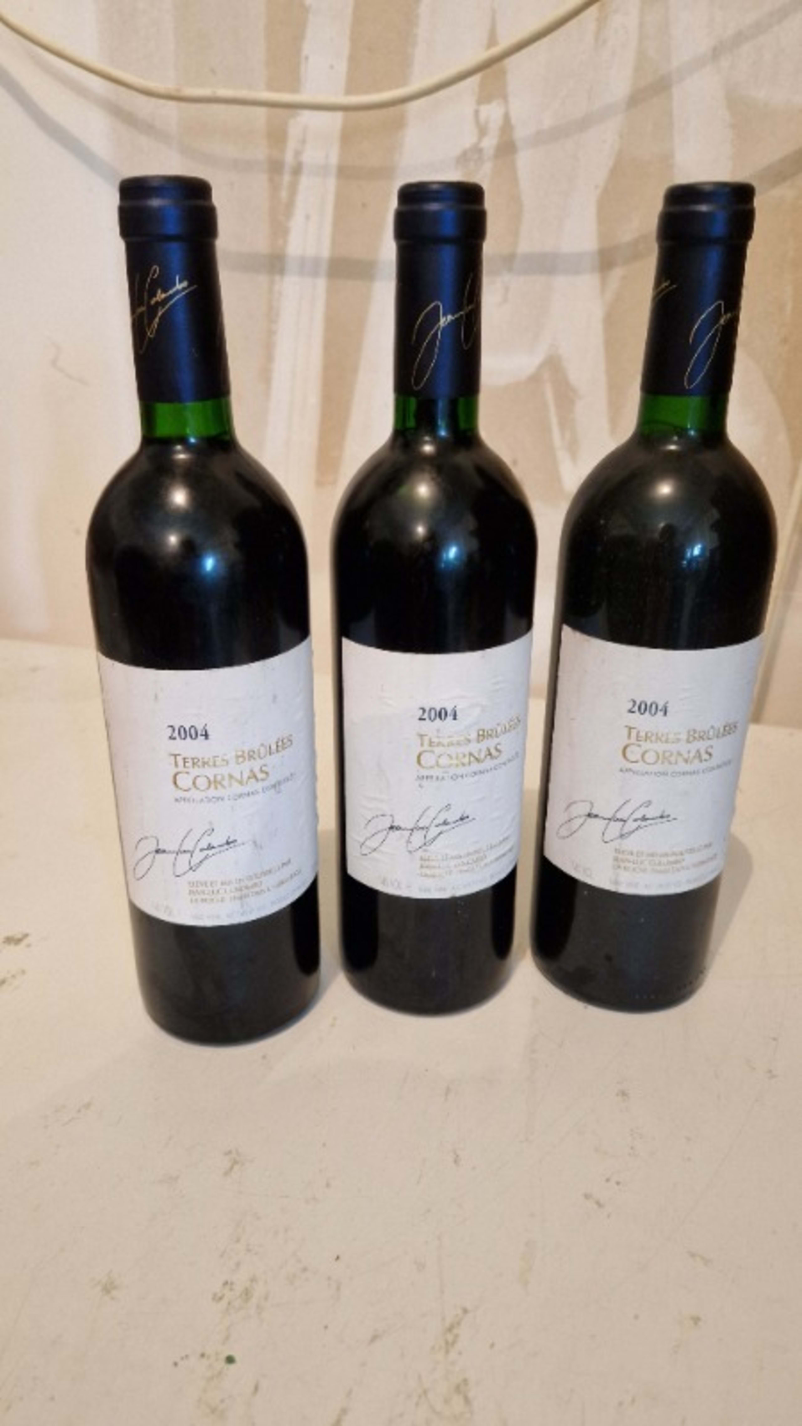 3 x Terres brûlées , Jean-Luc Colombo, Cornas, 2004