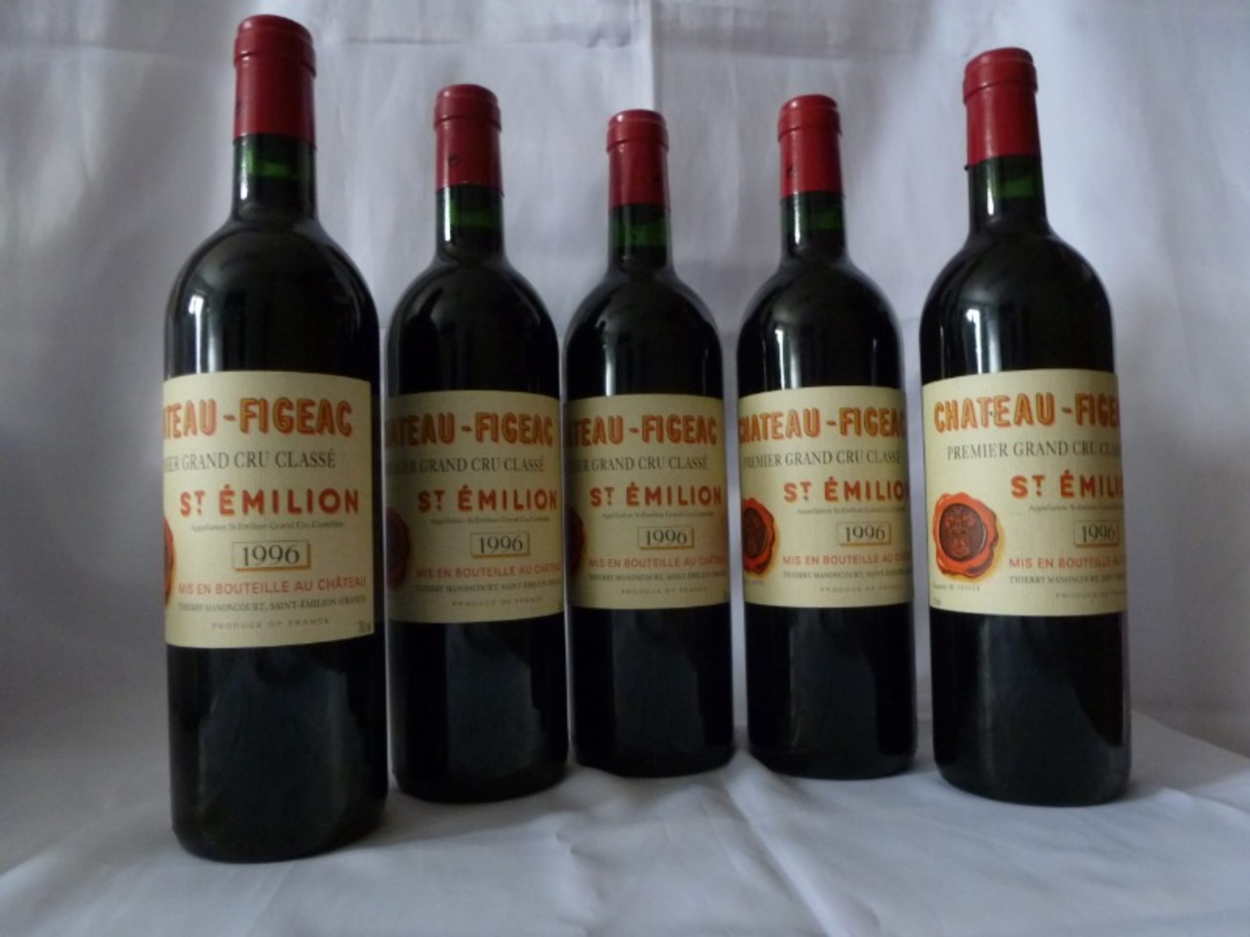 5 x grand cru classé, Château Figeac, Saint Emilion, 1996
