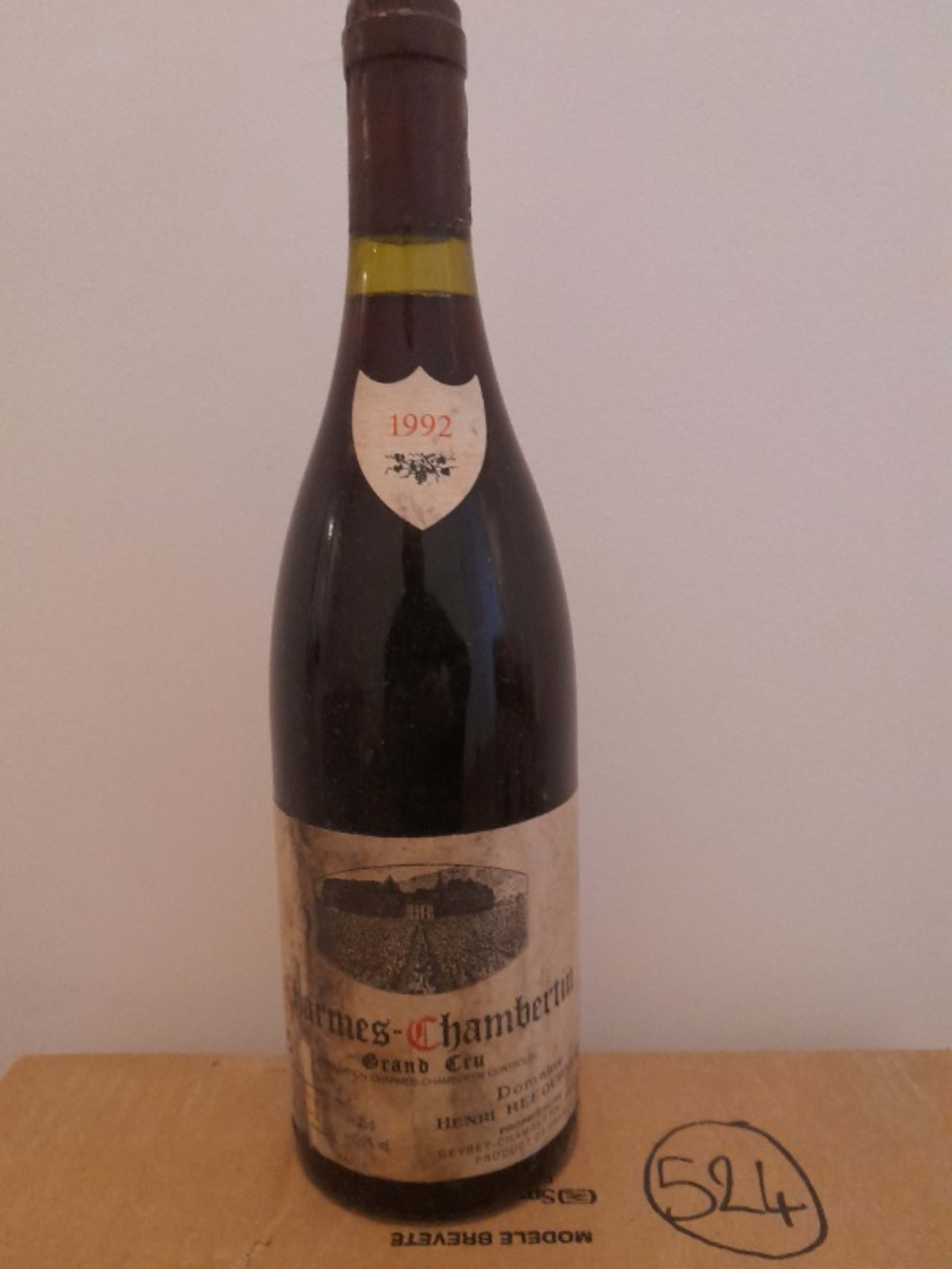 Charmes-Chambertin, Henri Rebourseau, 1992