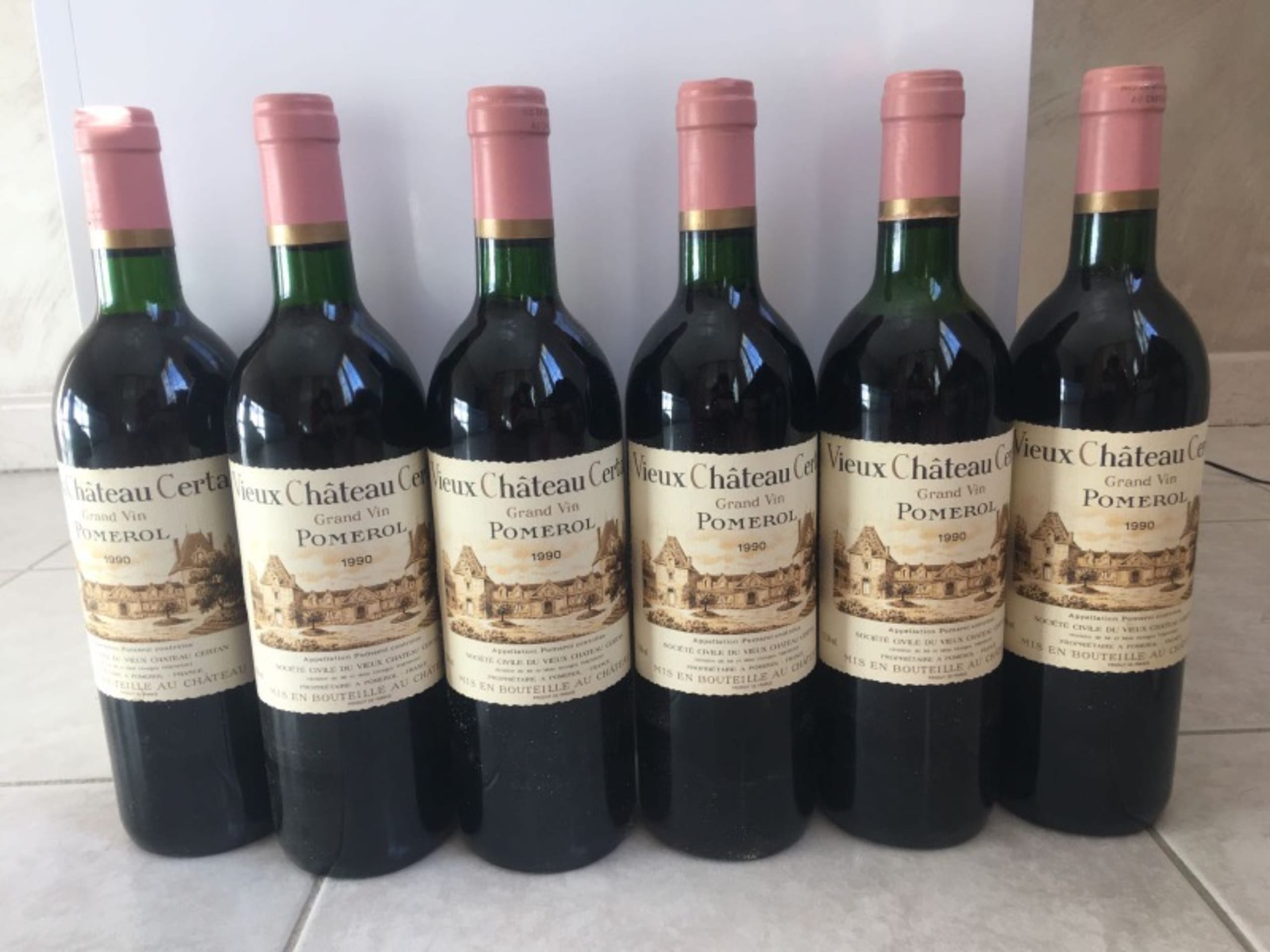 6 x Vieux Château Certan, Pomerol, 1990