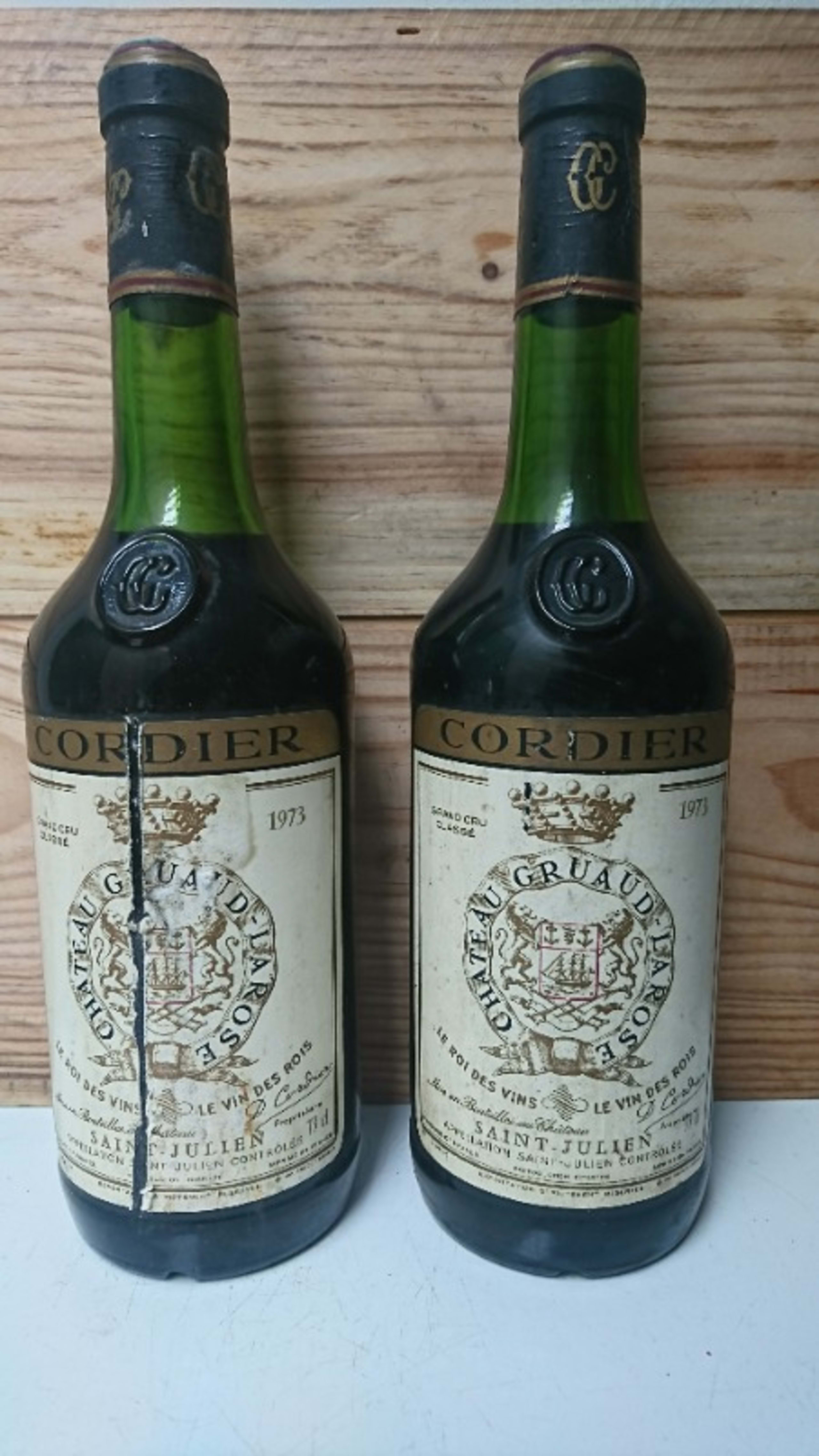 2 x Château Gruaud Larose, Saint-Julien, 1973