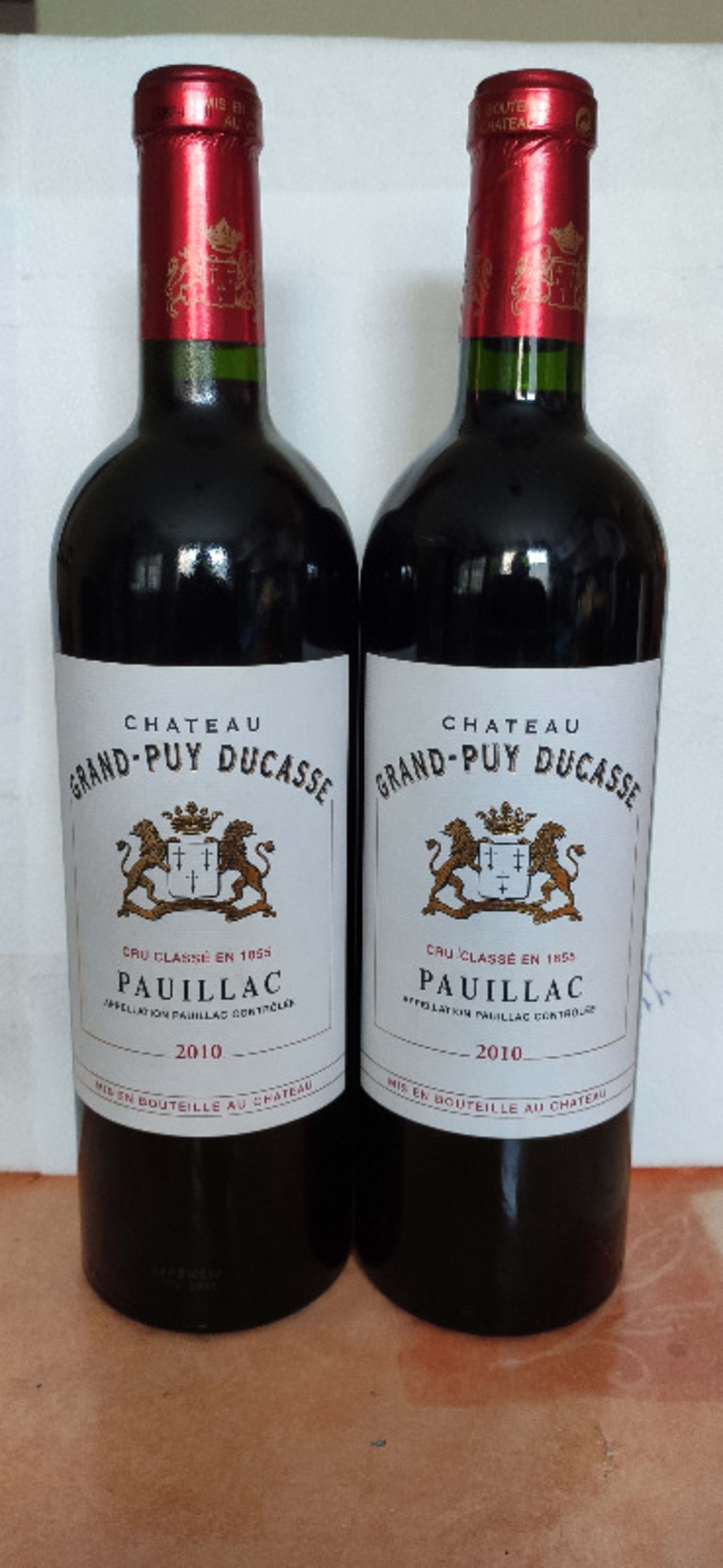 2 x Château Grand Puy Ducasse, Pauillac, 2010