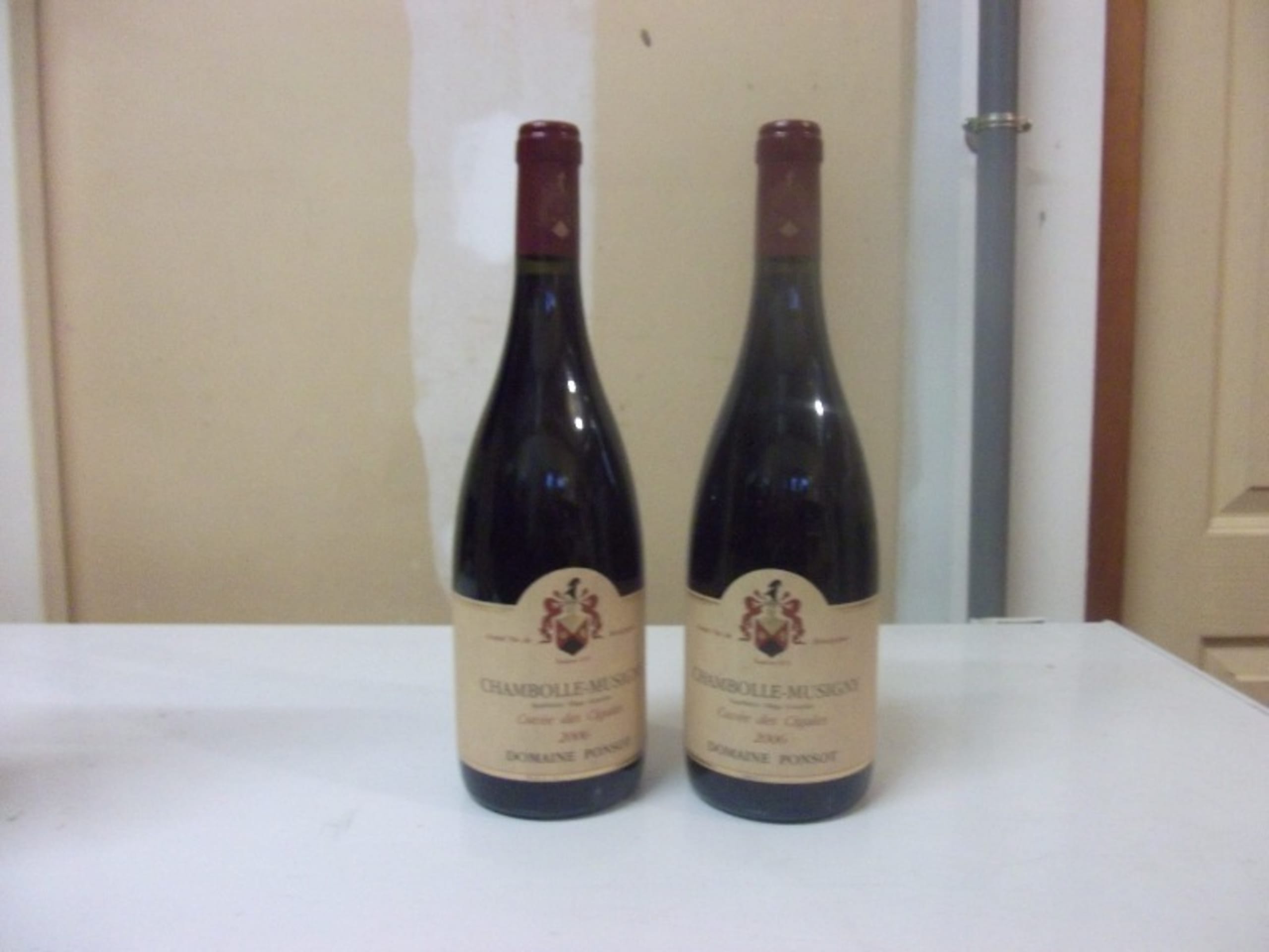 2 x Chambolle-Musigny, cuvée les cigales, Ponsot, 2006