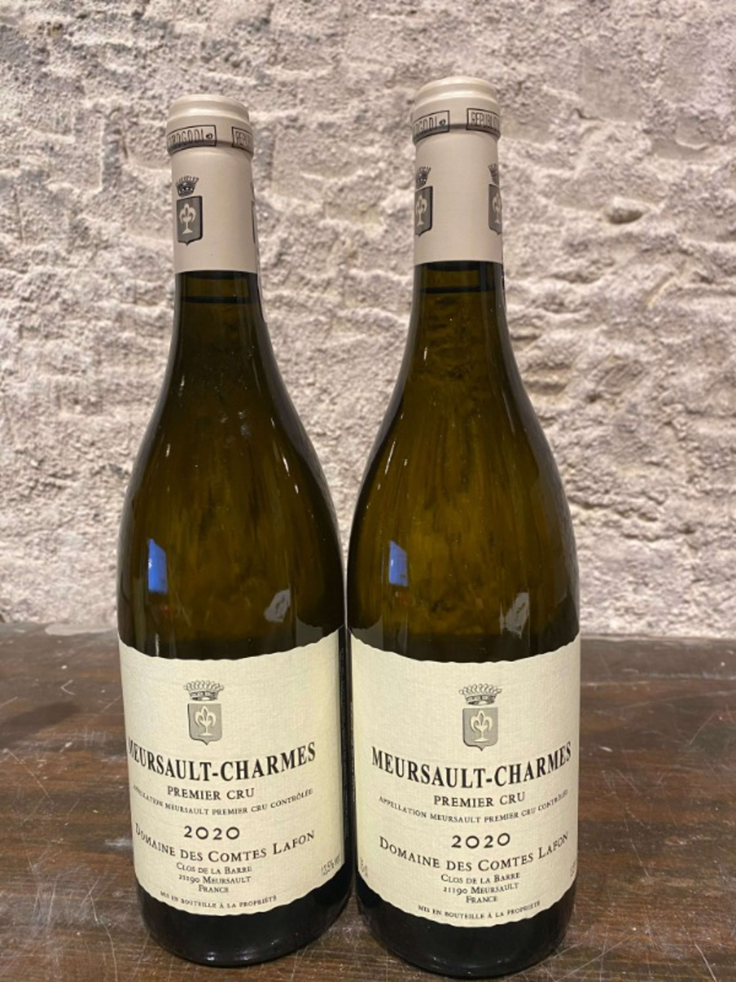 2 x Meursault, Charmes, domaine des Comtes Lafon, 2020