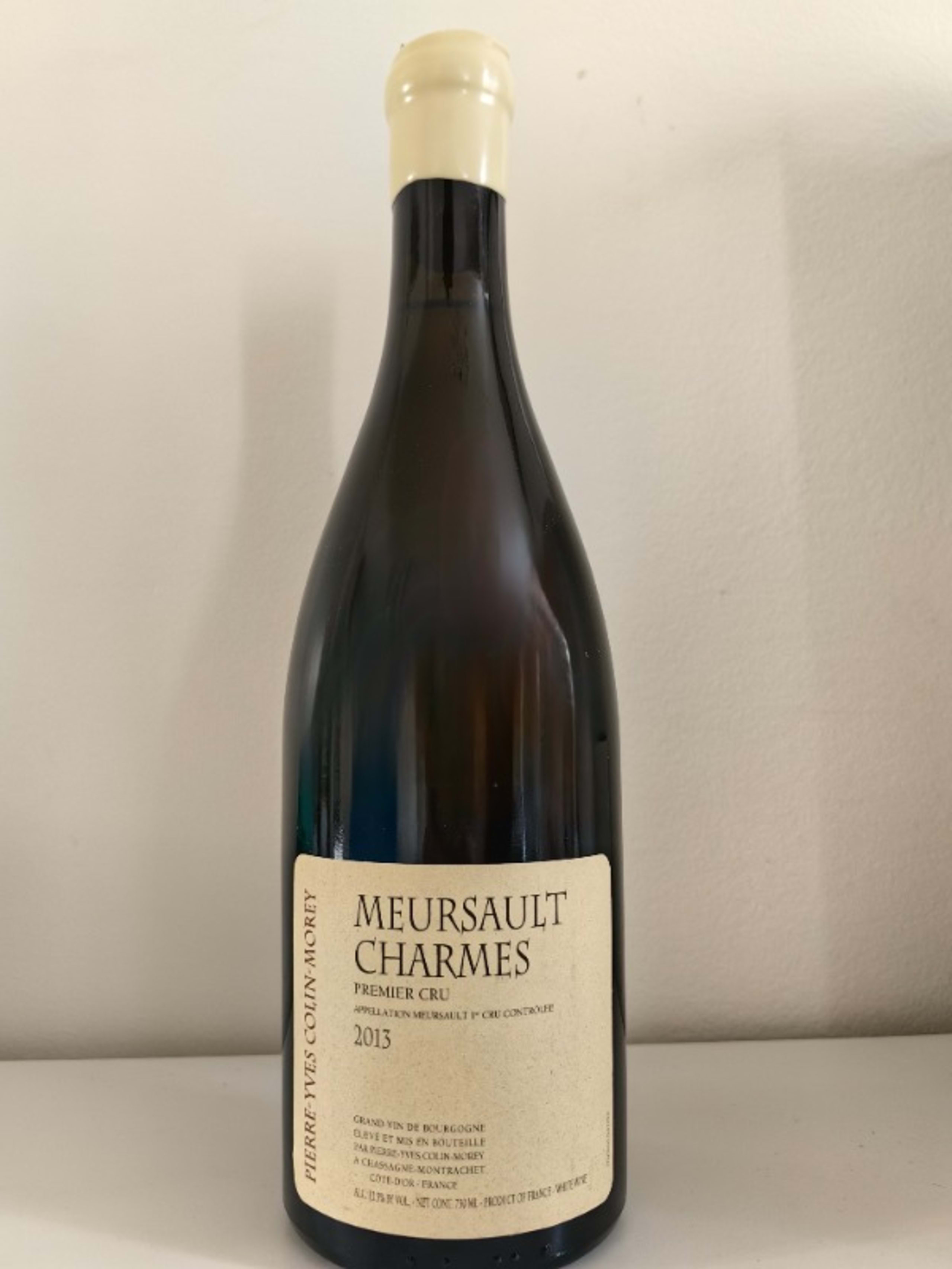 Meursault, 1er Cru Charmes, Pierre Yves Colin Morey, 2013
