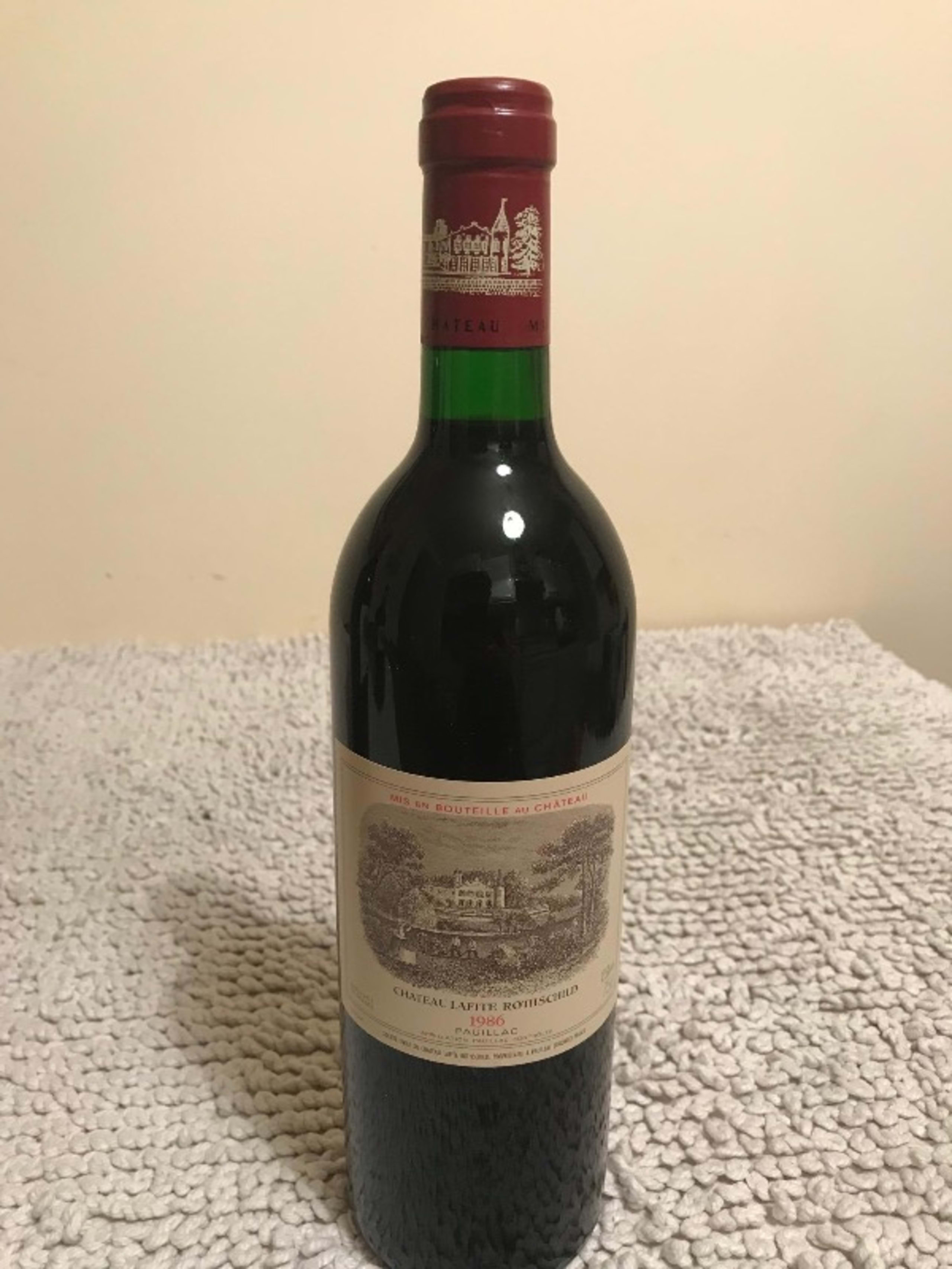 château Lafite Rothschild, Pauillac, 1986