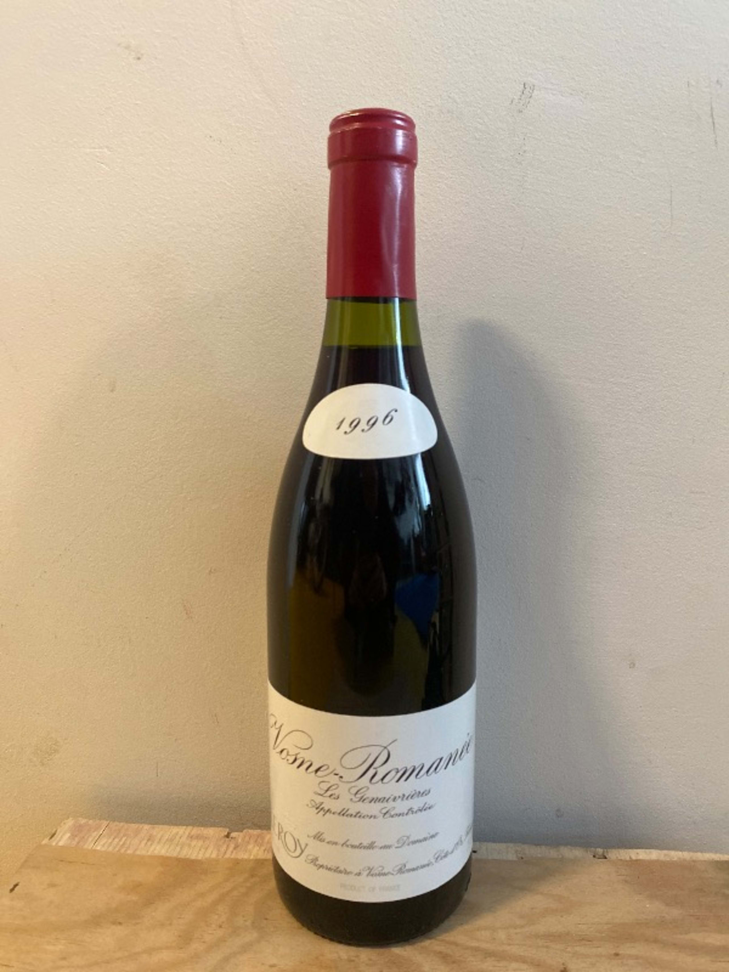 2 x Vosne-Romanée, Les Genaivrière, Domaine Leroy, 1996