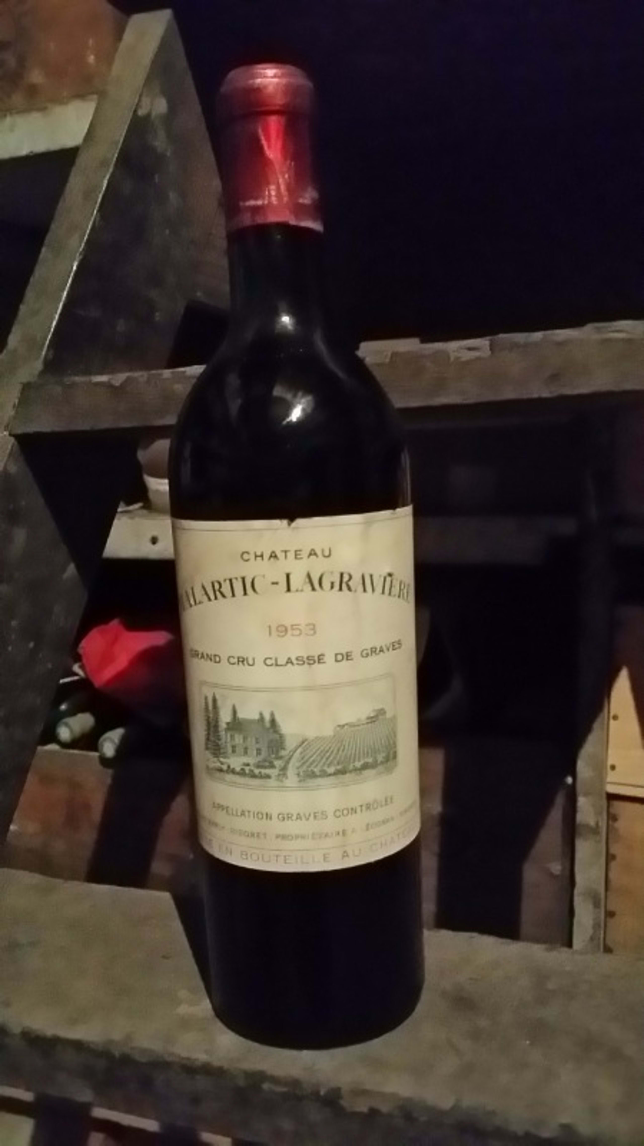 château Malartic Lagravière, Pessac-Léognan, 1953