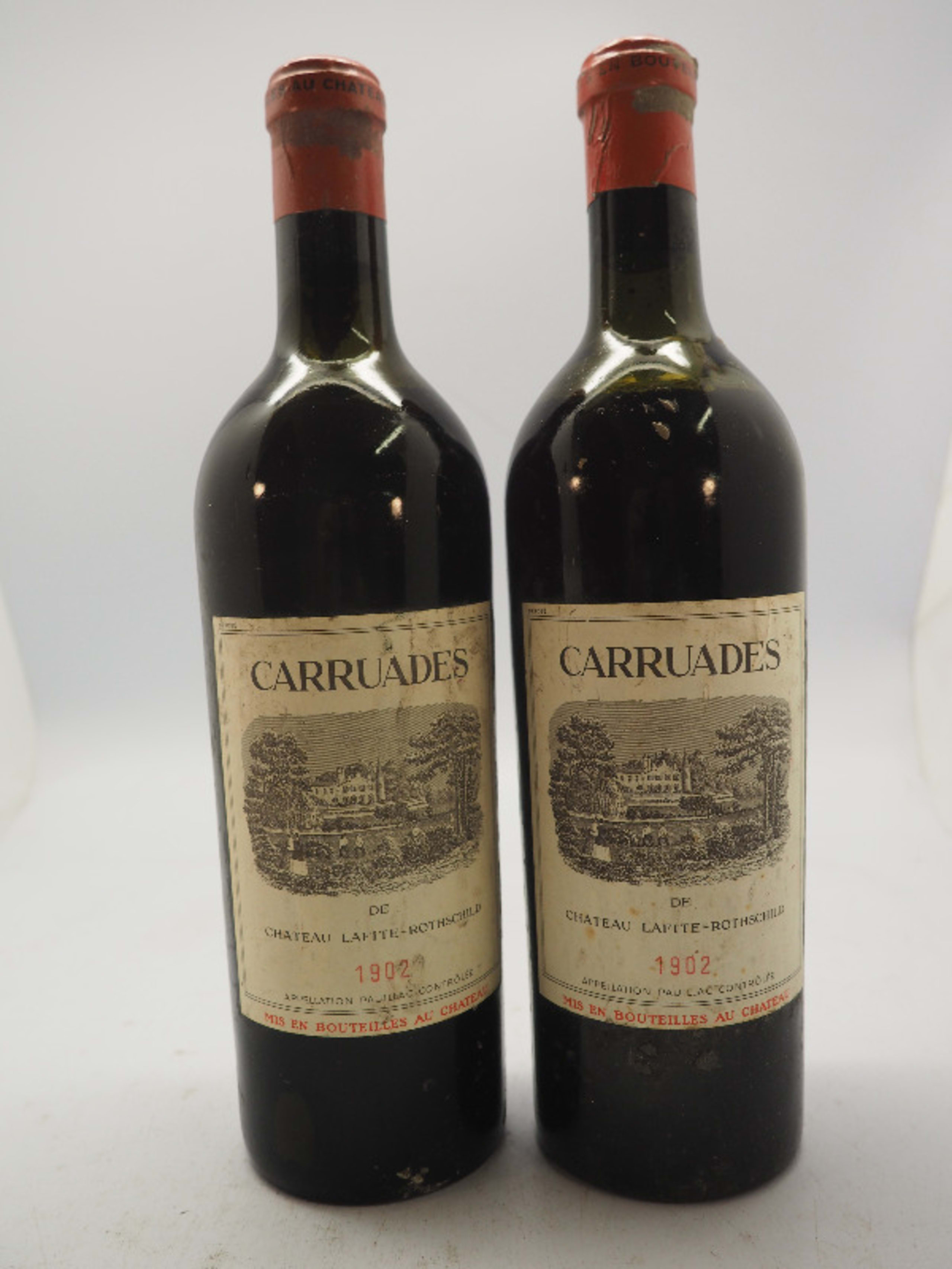 2 x Carruades, Château Lafite Rothschild, Pauillac, 1902