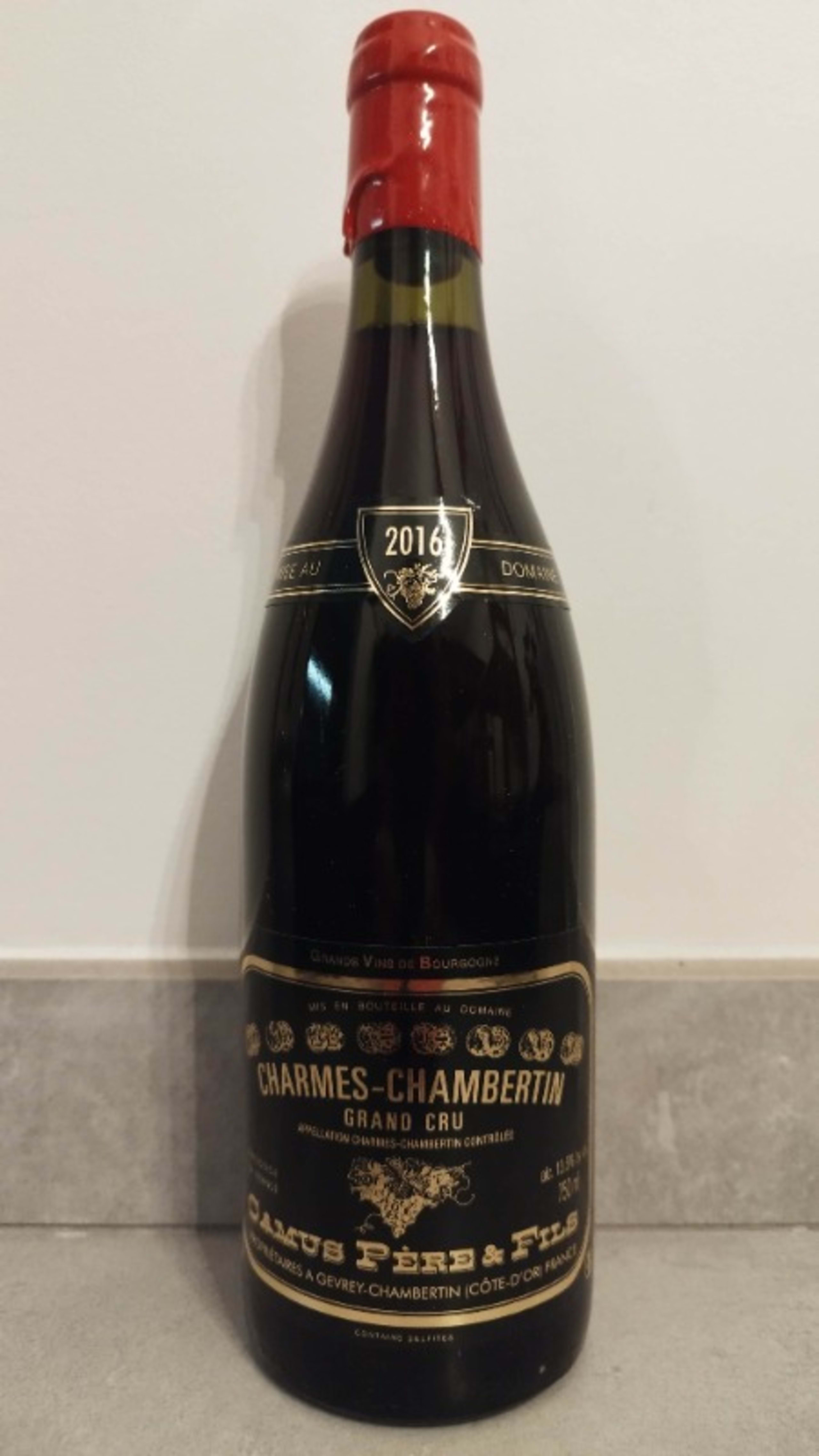Charmes-Chambertin, Grand Cru, Camus Père & Fils, 2016