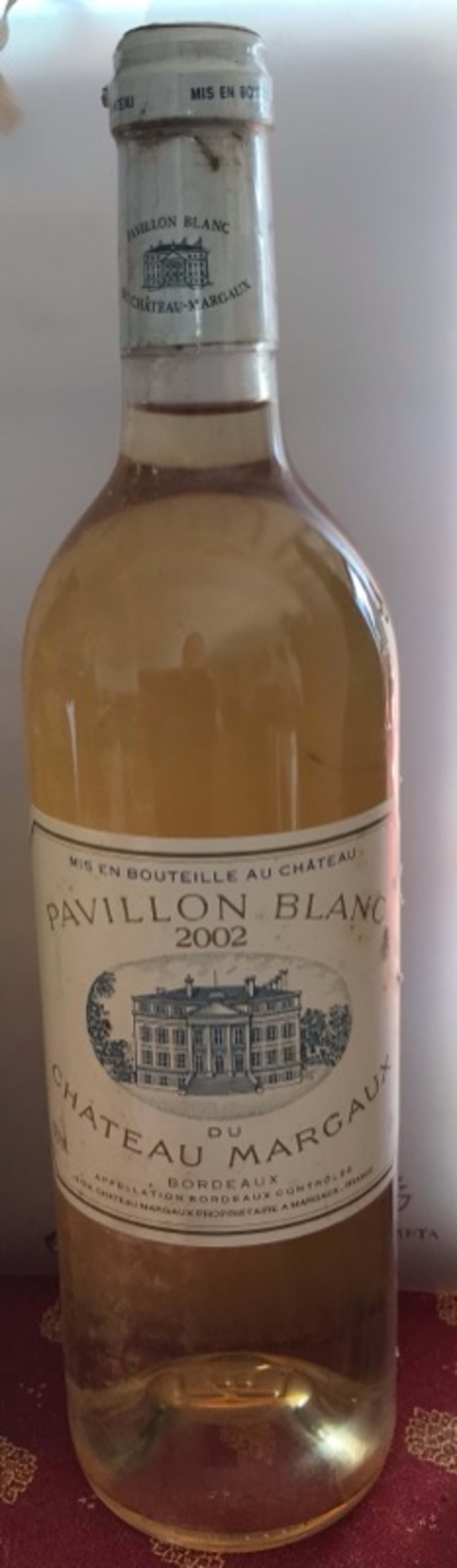 Pavillon Blanc, Château Margaux, Bordeaux, 2002