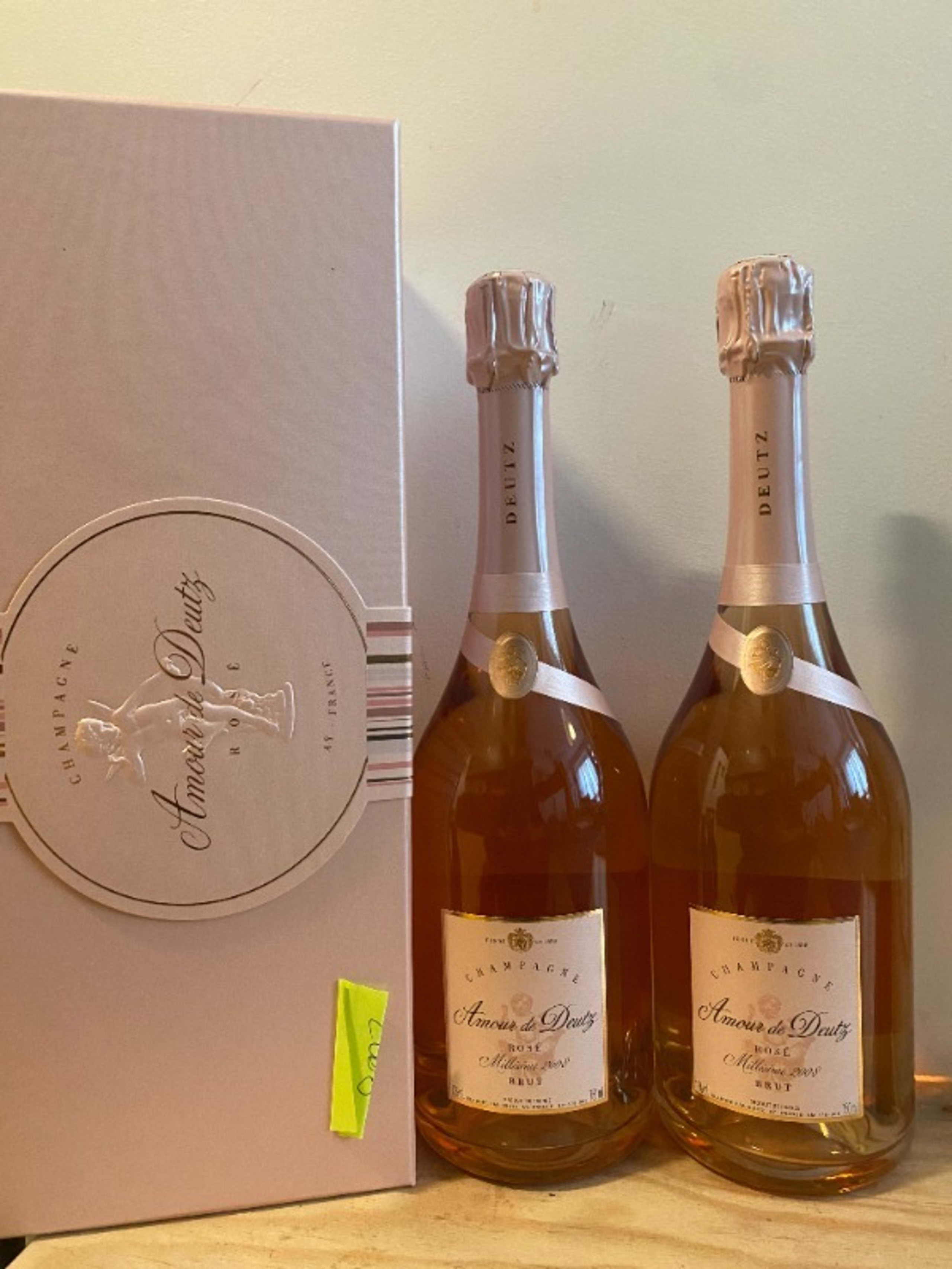 2 x Amour de Deutz Rosé Brut, Deutz, Champagne, 2008