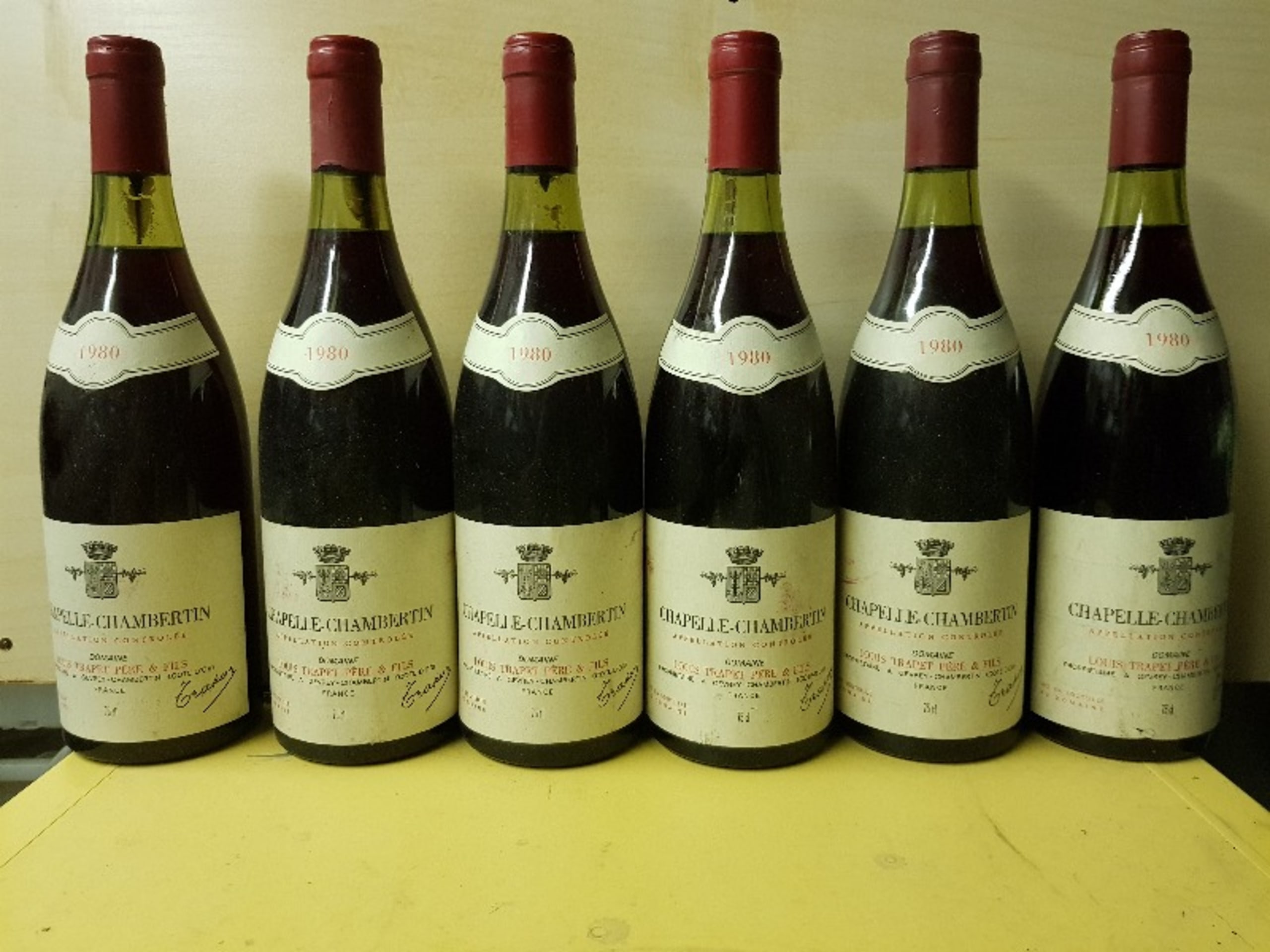 6 x Chapelle-Chambertin, Domaine Trapet, 1980