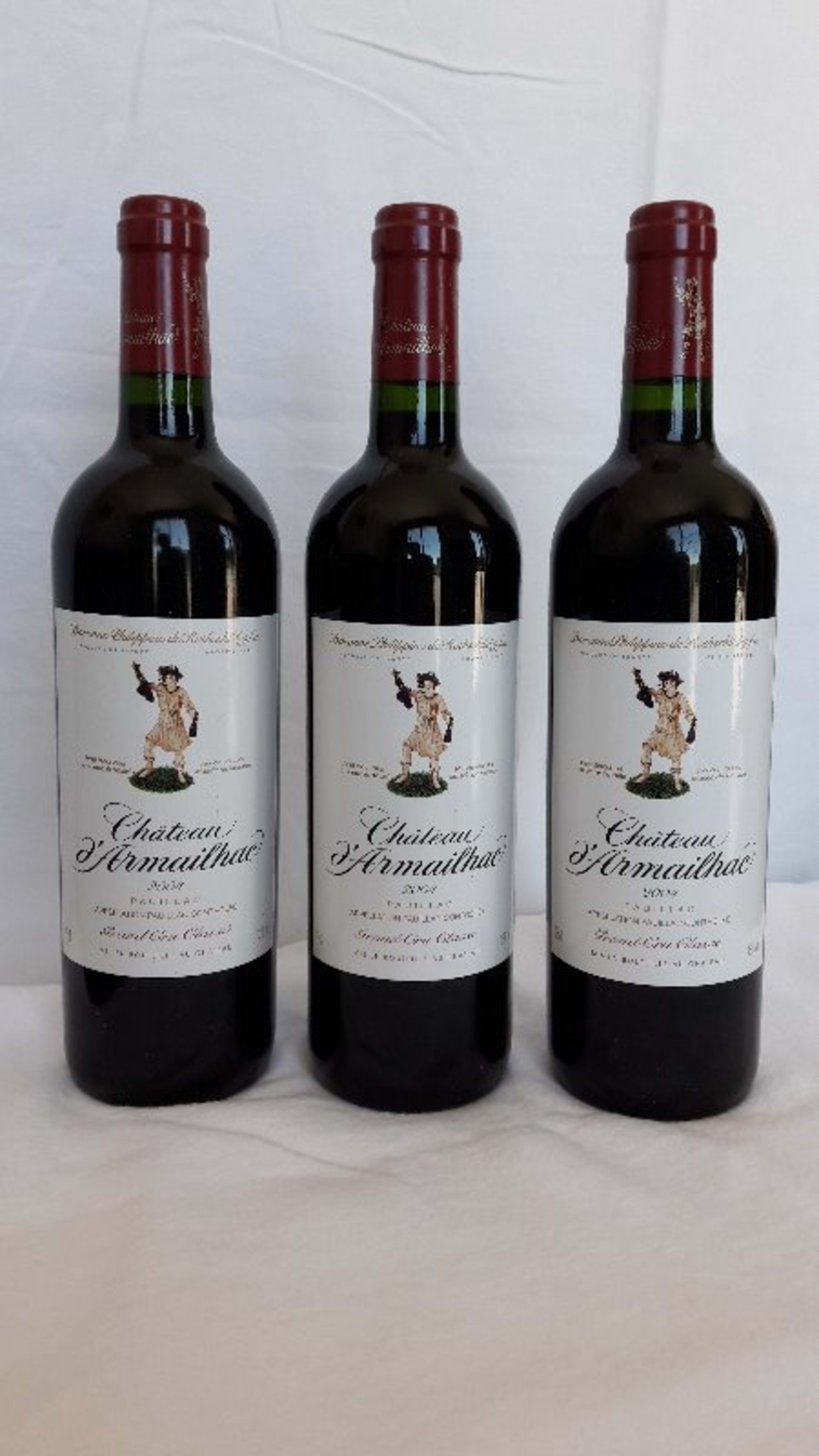 3 x Château d'Armahiac, D'Armahiac, Pauillac, 2004