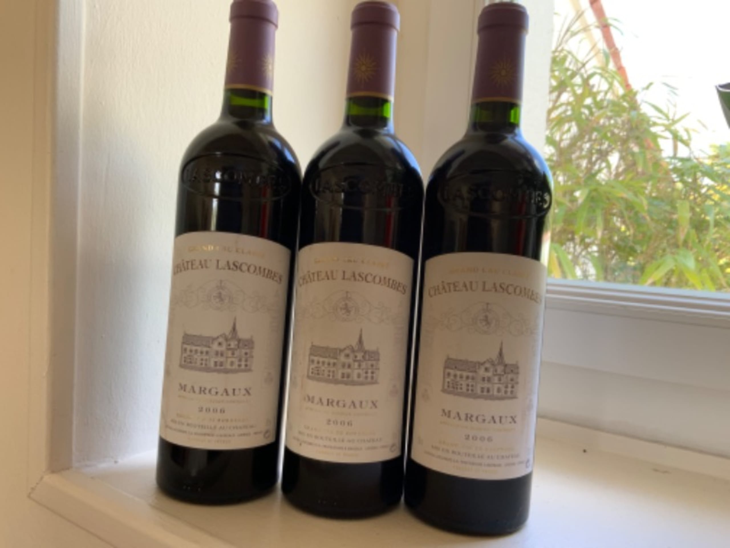 3 x Château Lascombes, Margaux, 2006