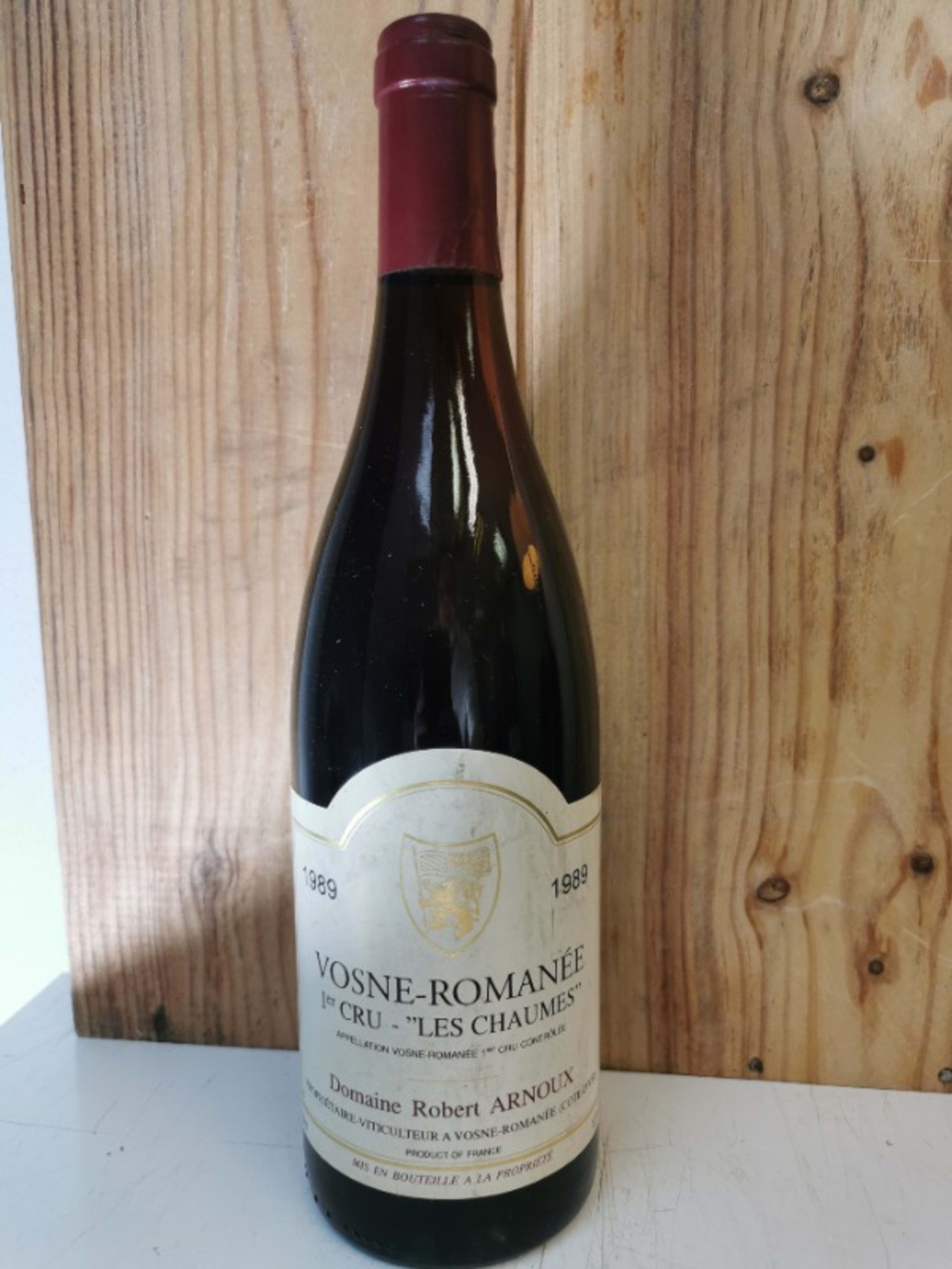 Vosne-Romanée, 1er cru - les Chaumes, Domaine Robert Arnoux, 1989