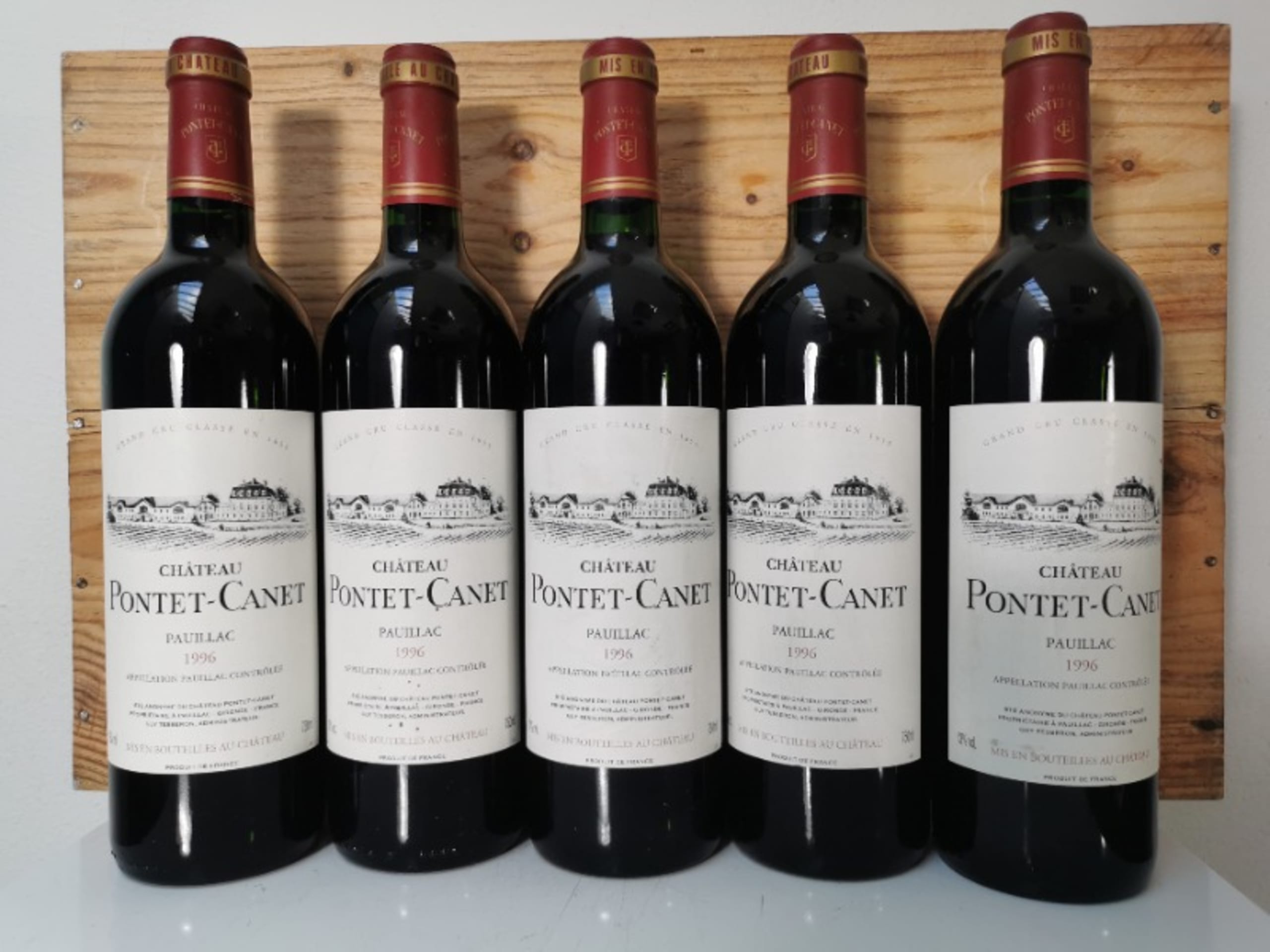 5 x Château Pontet Canet, Pauillac, 1996