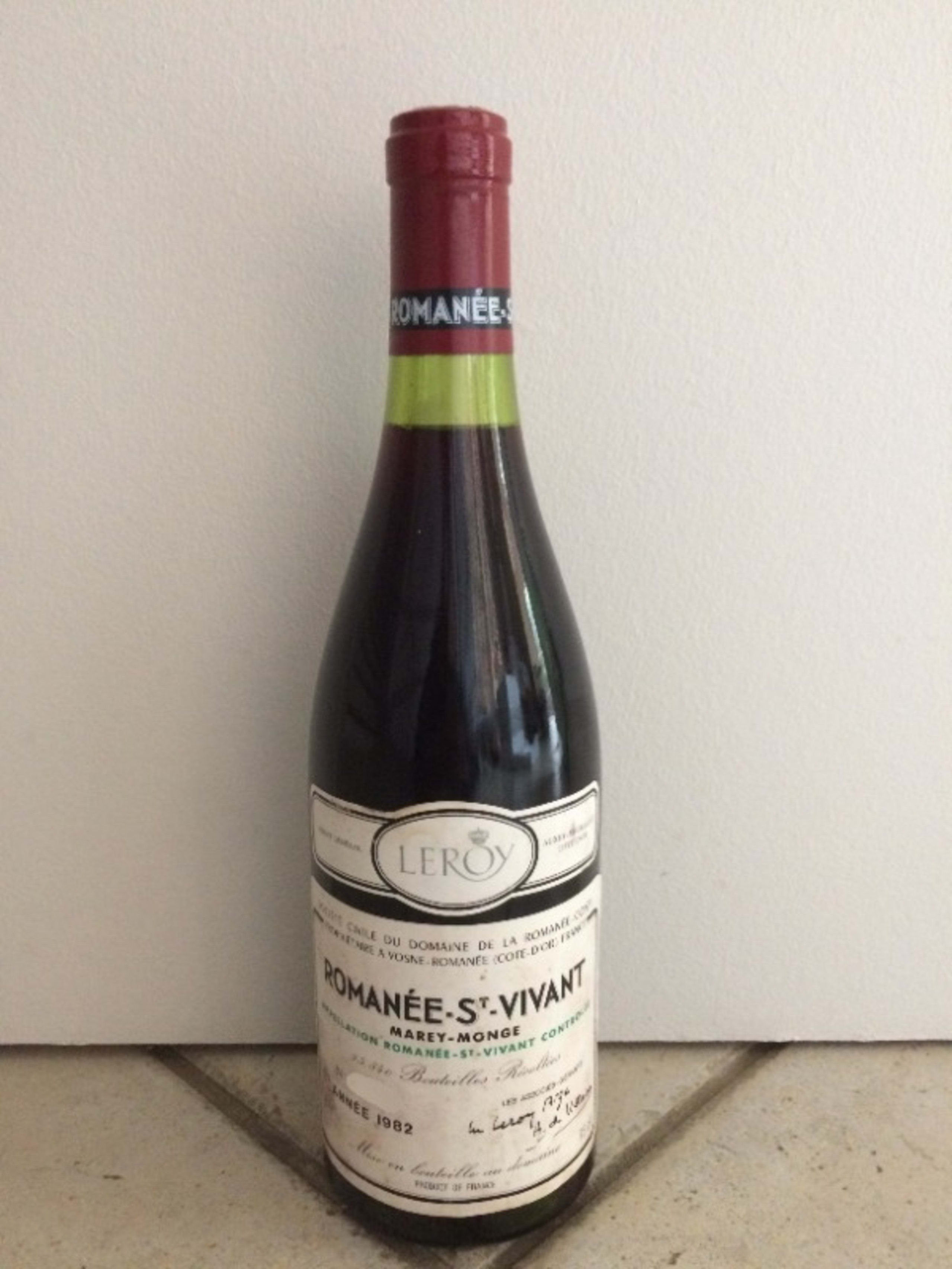 Romanée-Saint-Vivant, Domaine de la Romanée-Conti, 1982
