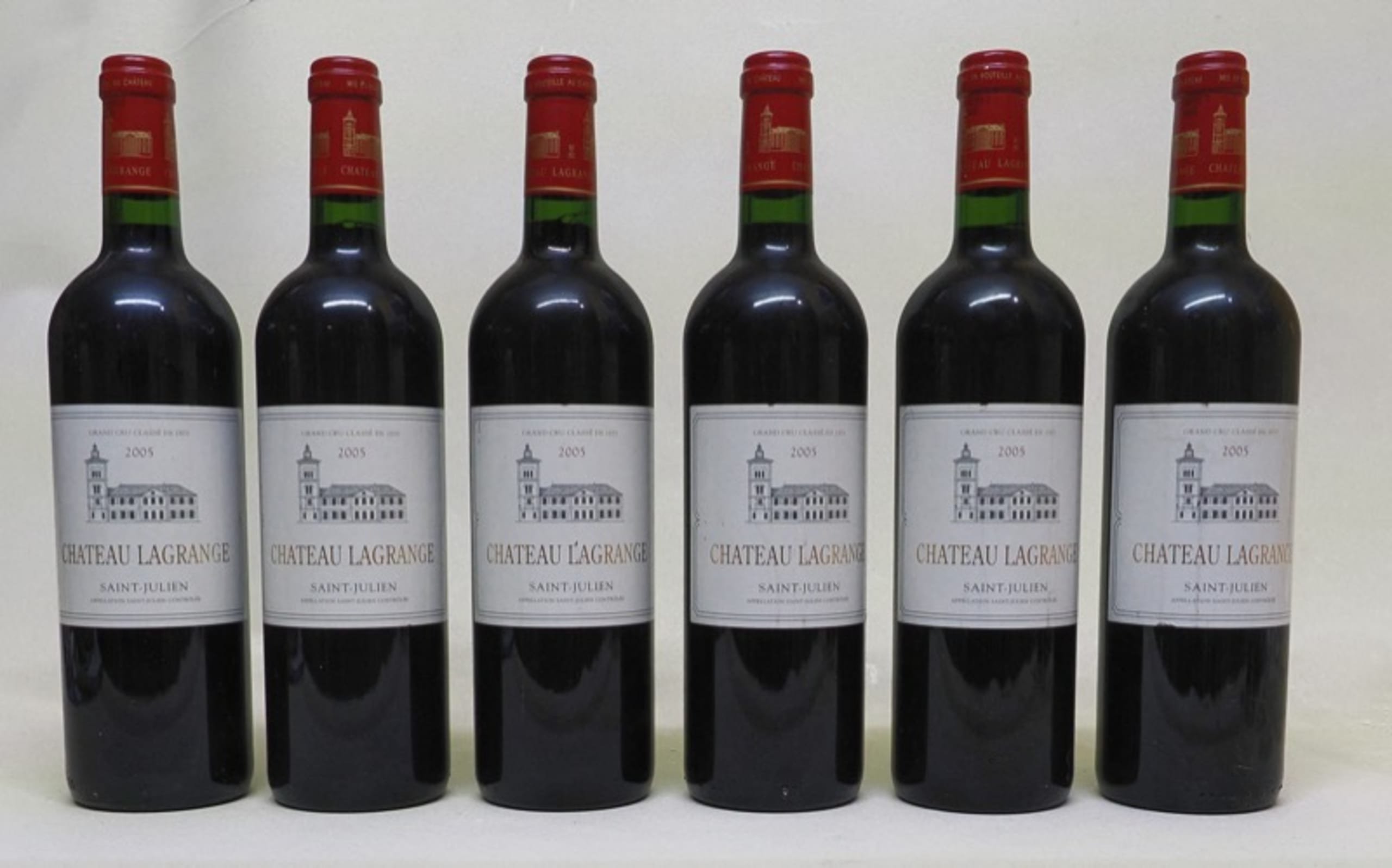 6 x Château Lagrange, Saint-Julien, 2005