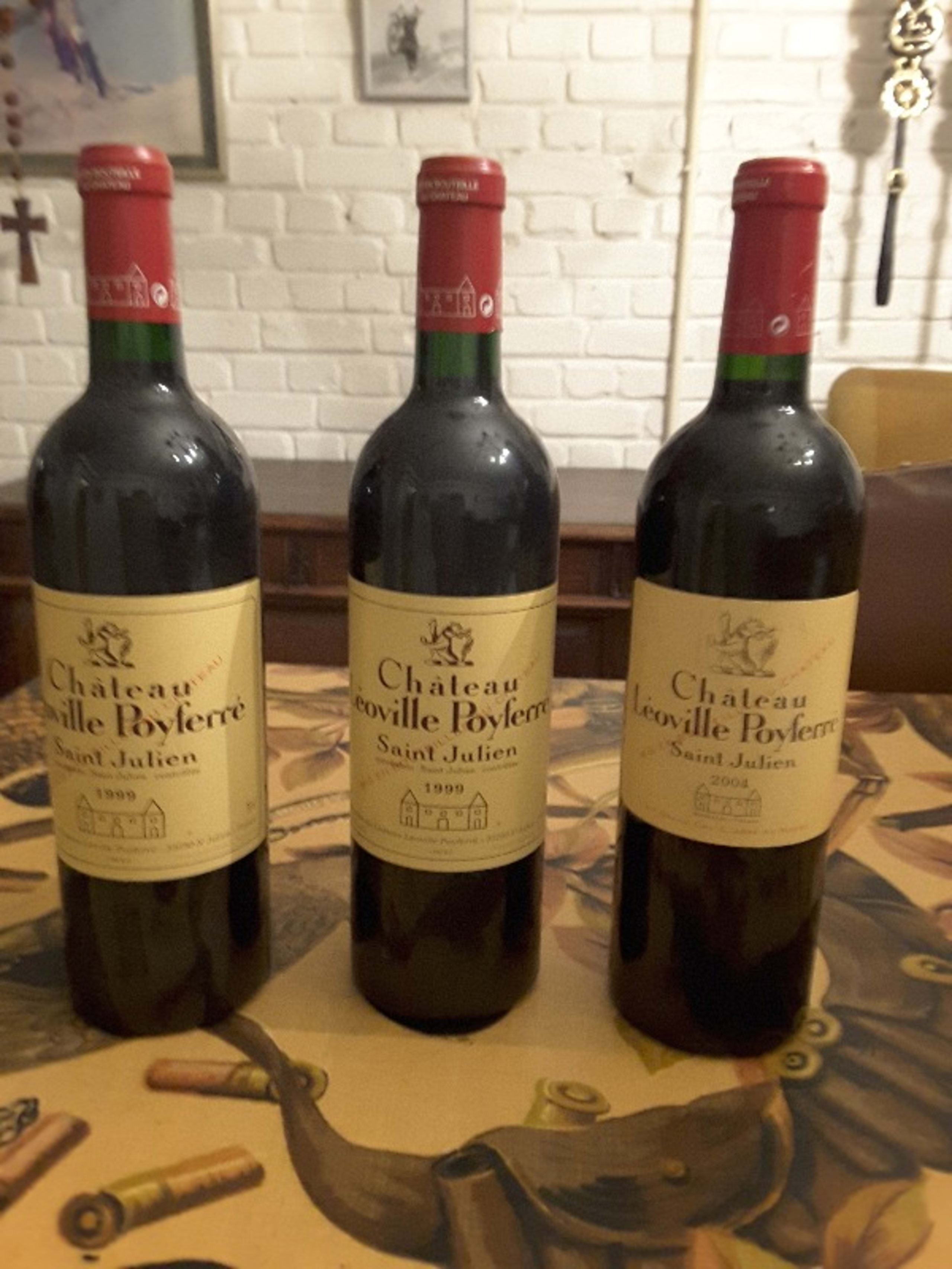3 x Château Léoville Poyferré, Saint-Julien, 1999