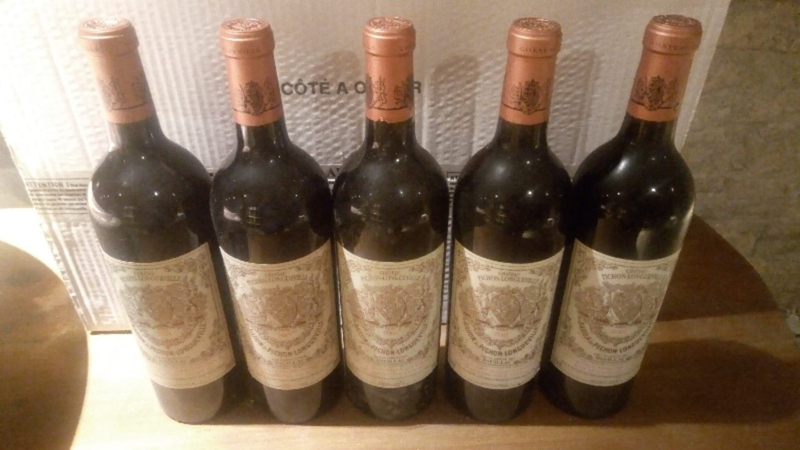 5 x Baron de Pichon Longueville, Château Pichon Longueville, Pauillac, 2001