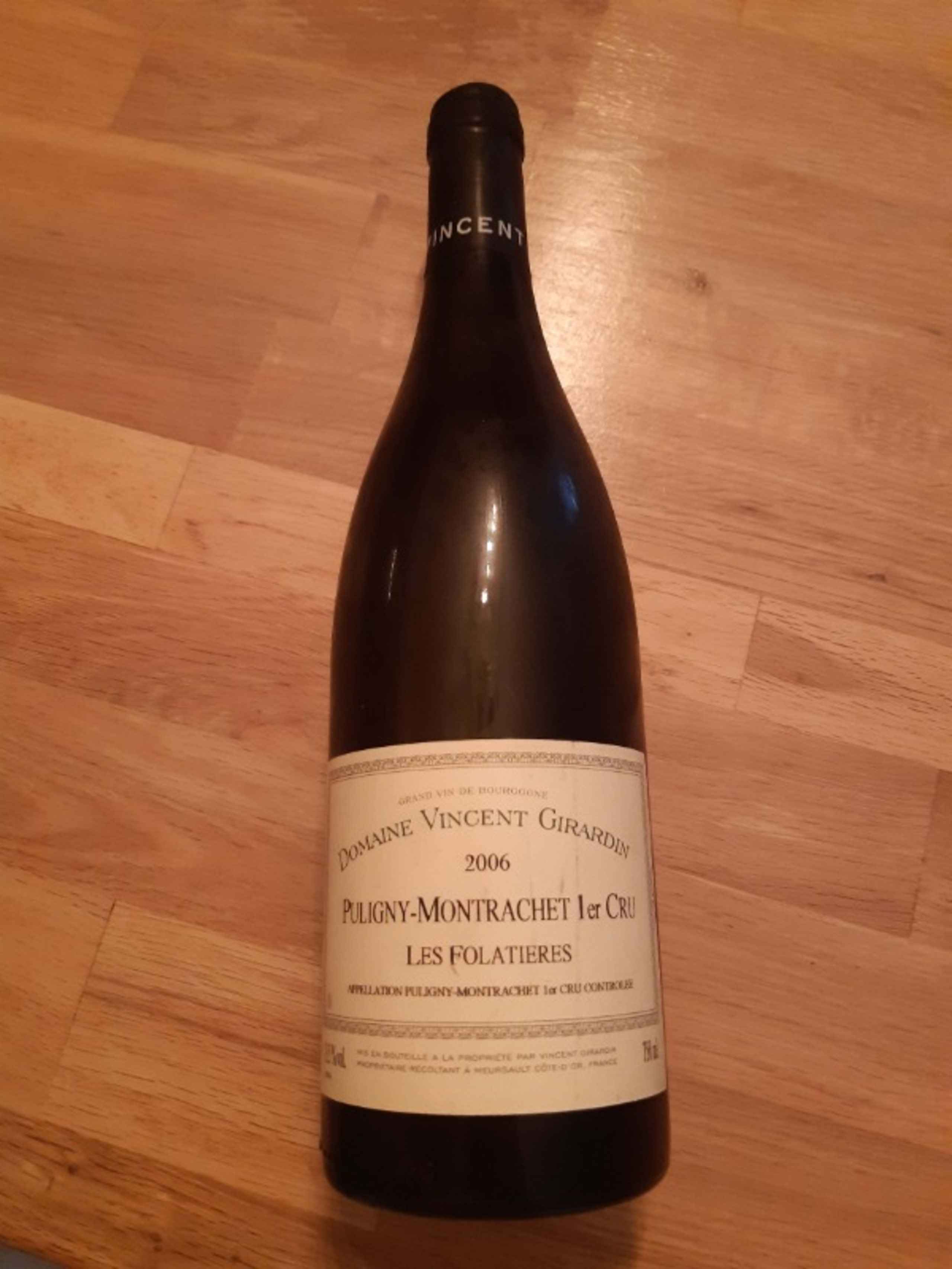 Puligny-Montrachet, 1er Cru - Les Folatières, Vincent GIRARDIN, 2006