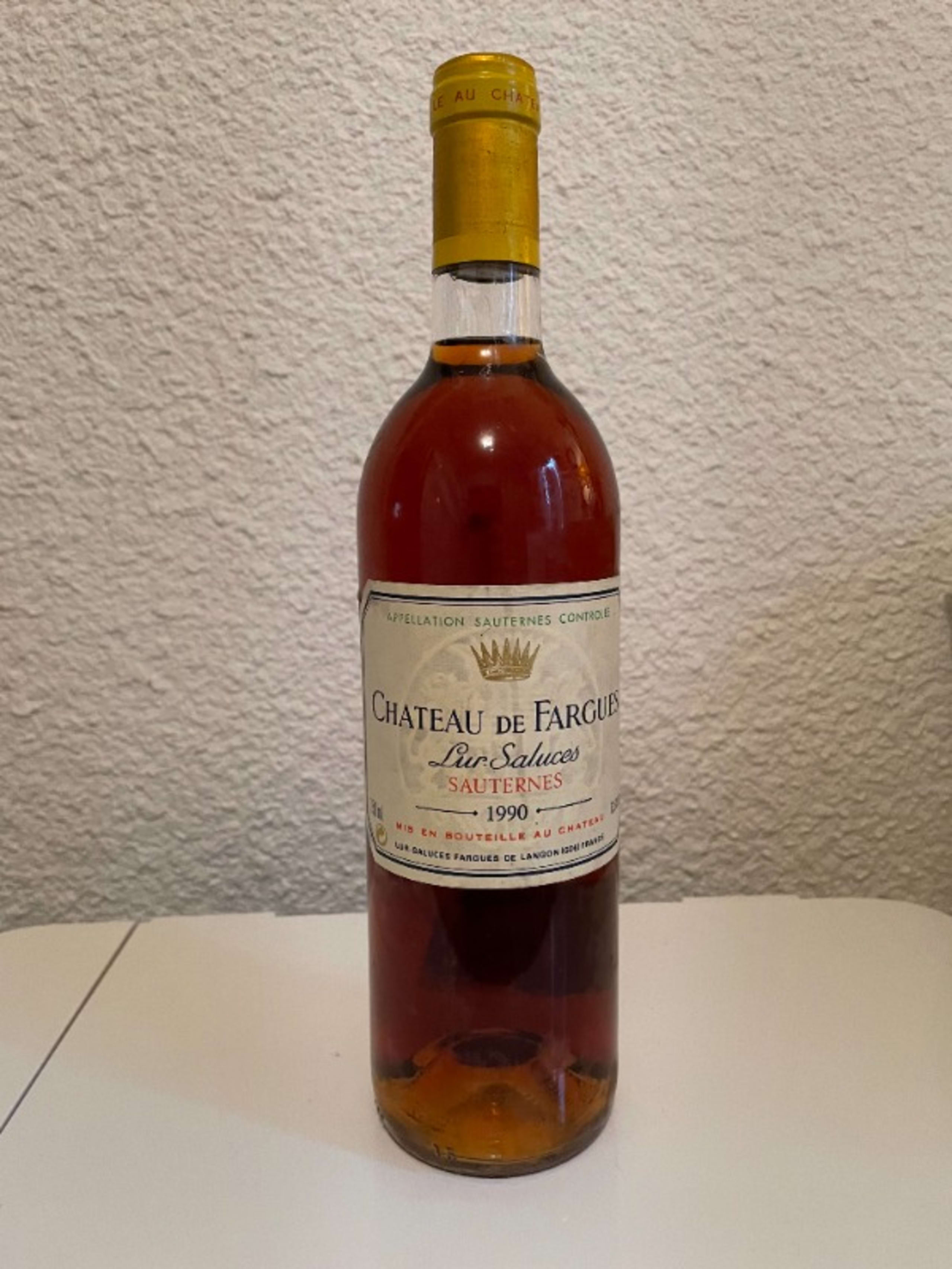 Château de Fargues, Sauternes, 1990
