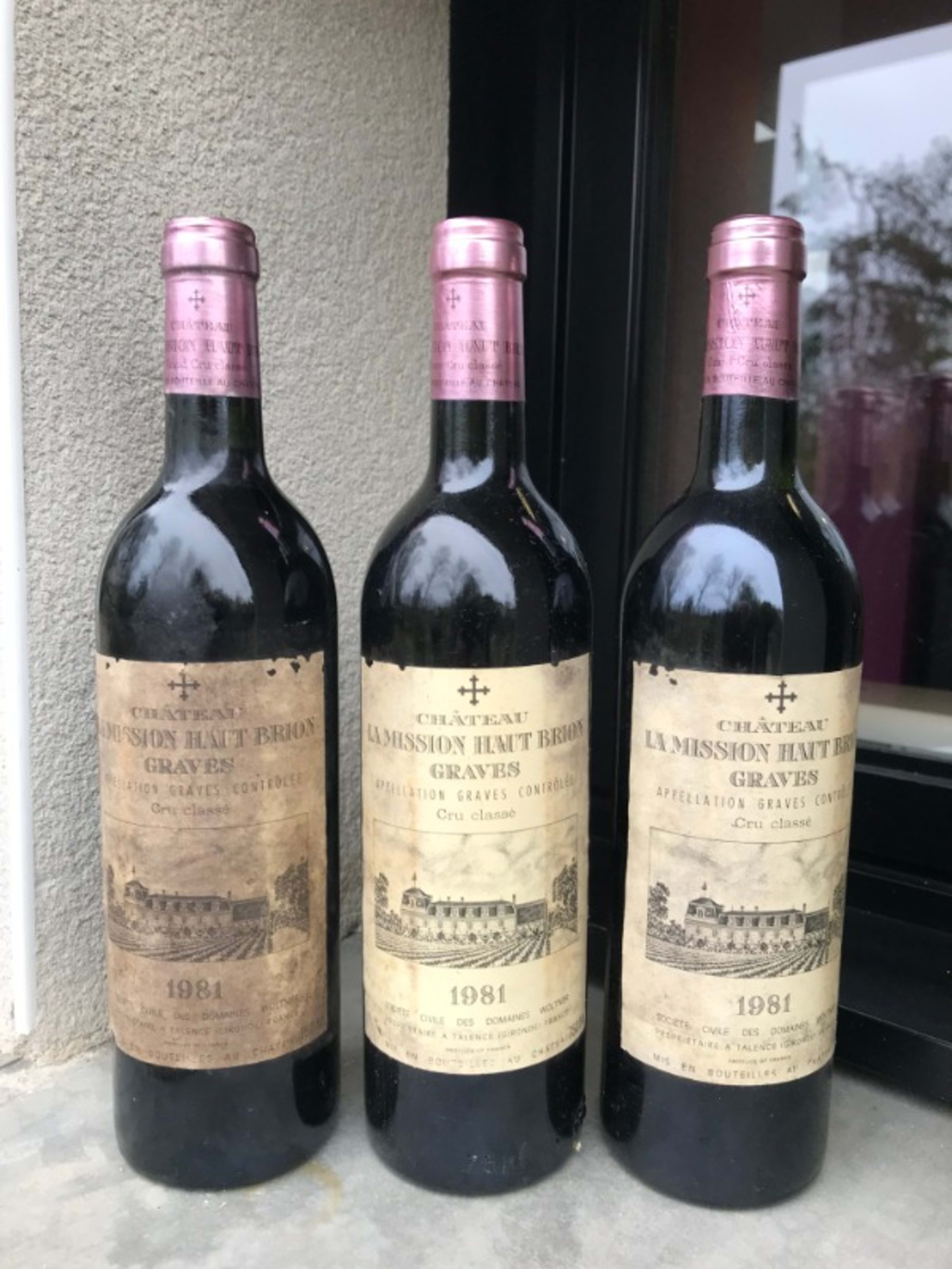 3 x La Mission Haut Brion, Graves, 1981