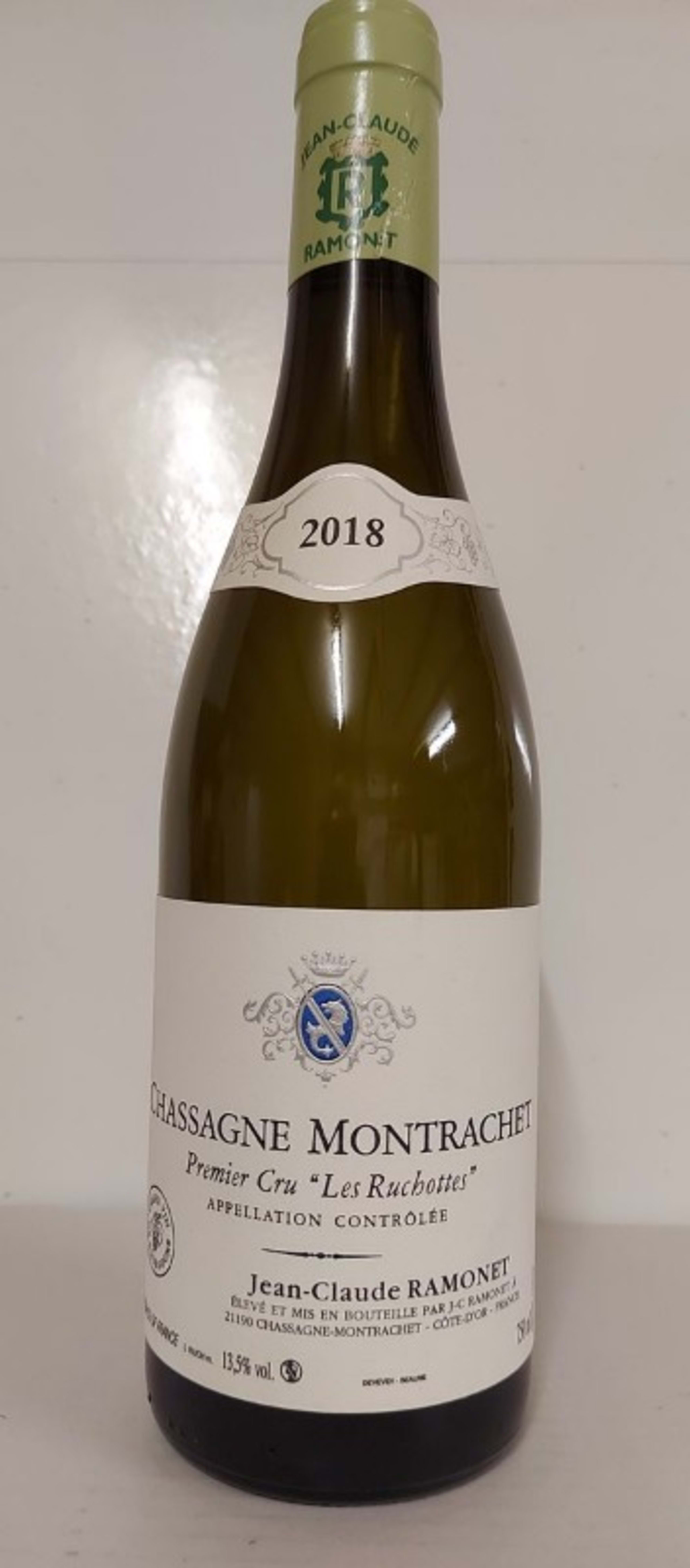 Chassagne-Montrachet, 1er Cru " les Ruchottes", Jean-Claude Ramonet, 2018