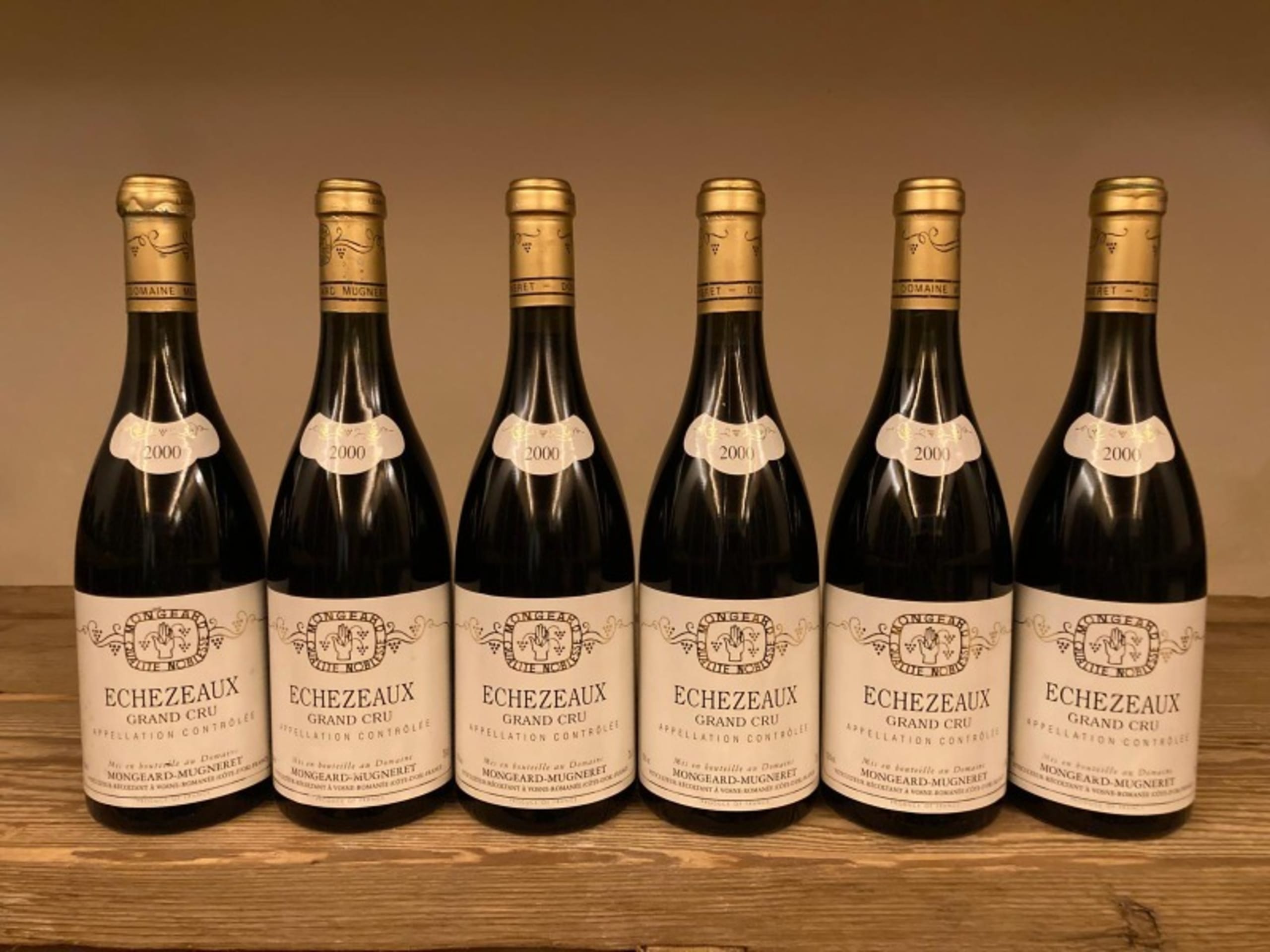 6 x Echézeaux, Grand Cru, Mongeard-Mugneret, 2000
