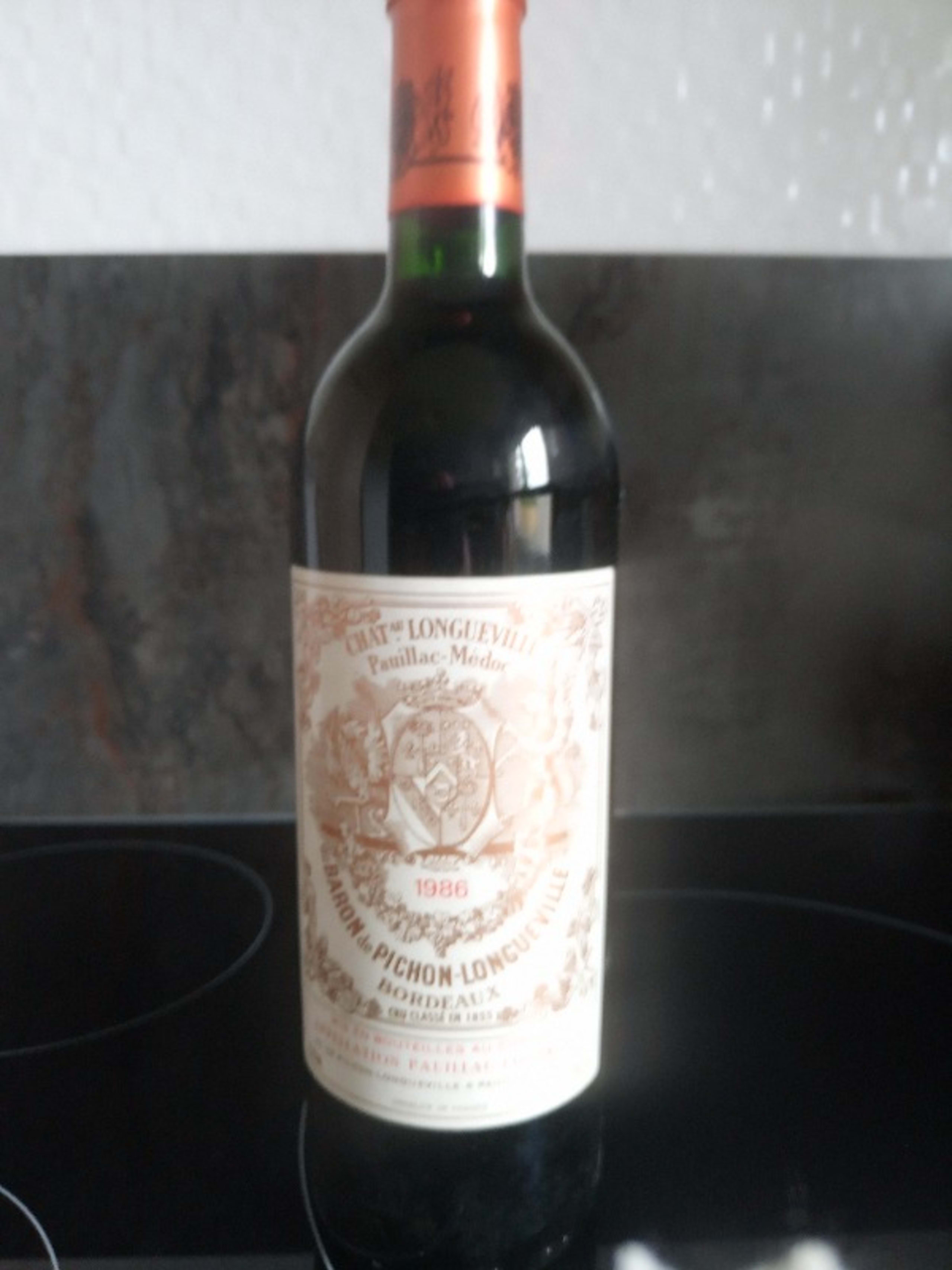 Château Pichon Longueville Baron, Pauillac, 1986