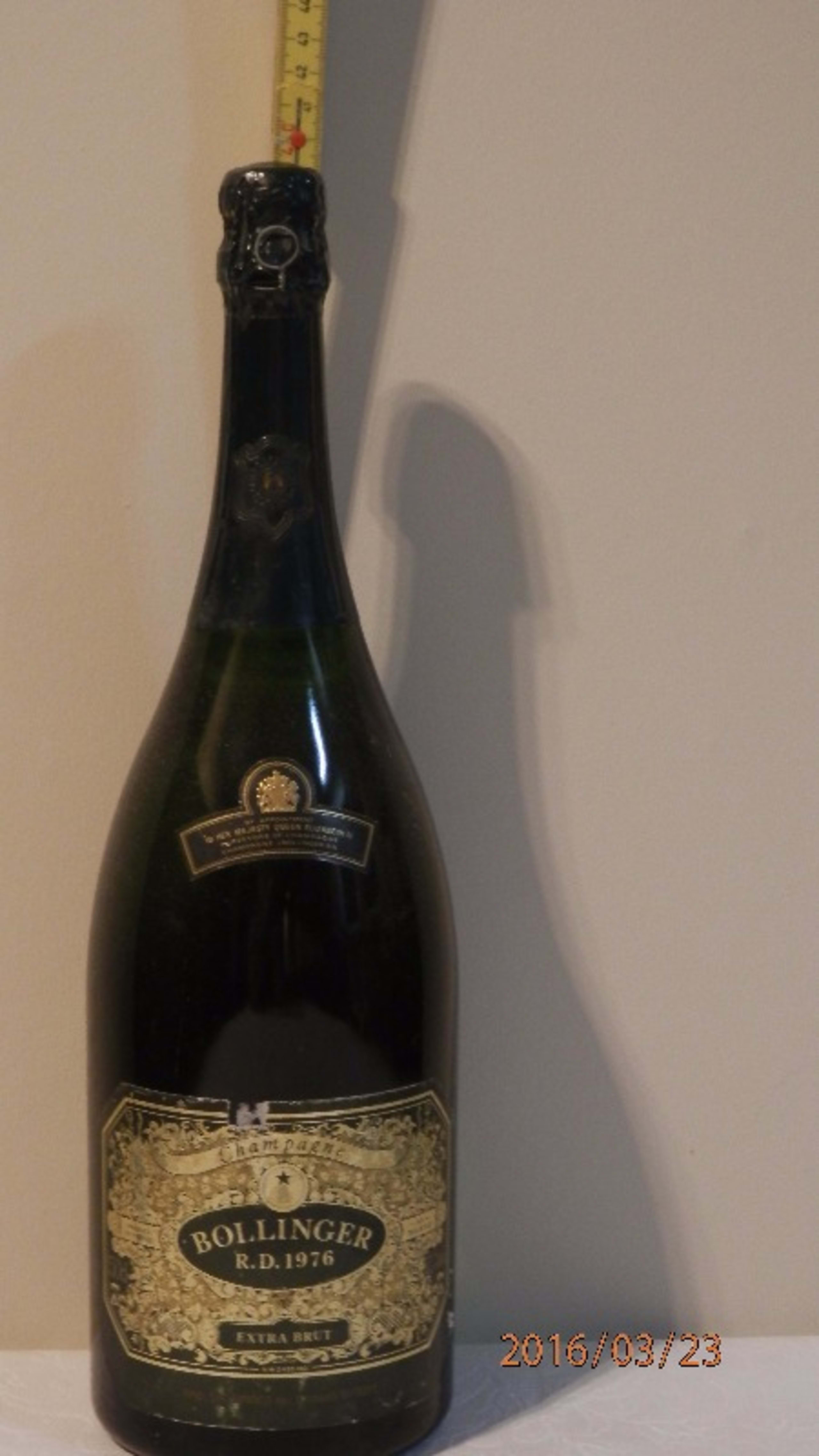 extra  brut, Champagne, bollinger, 1976