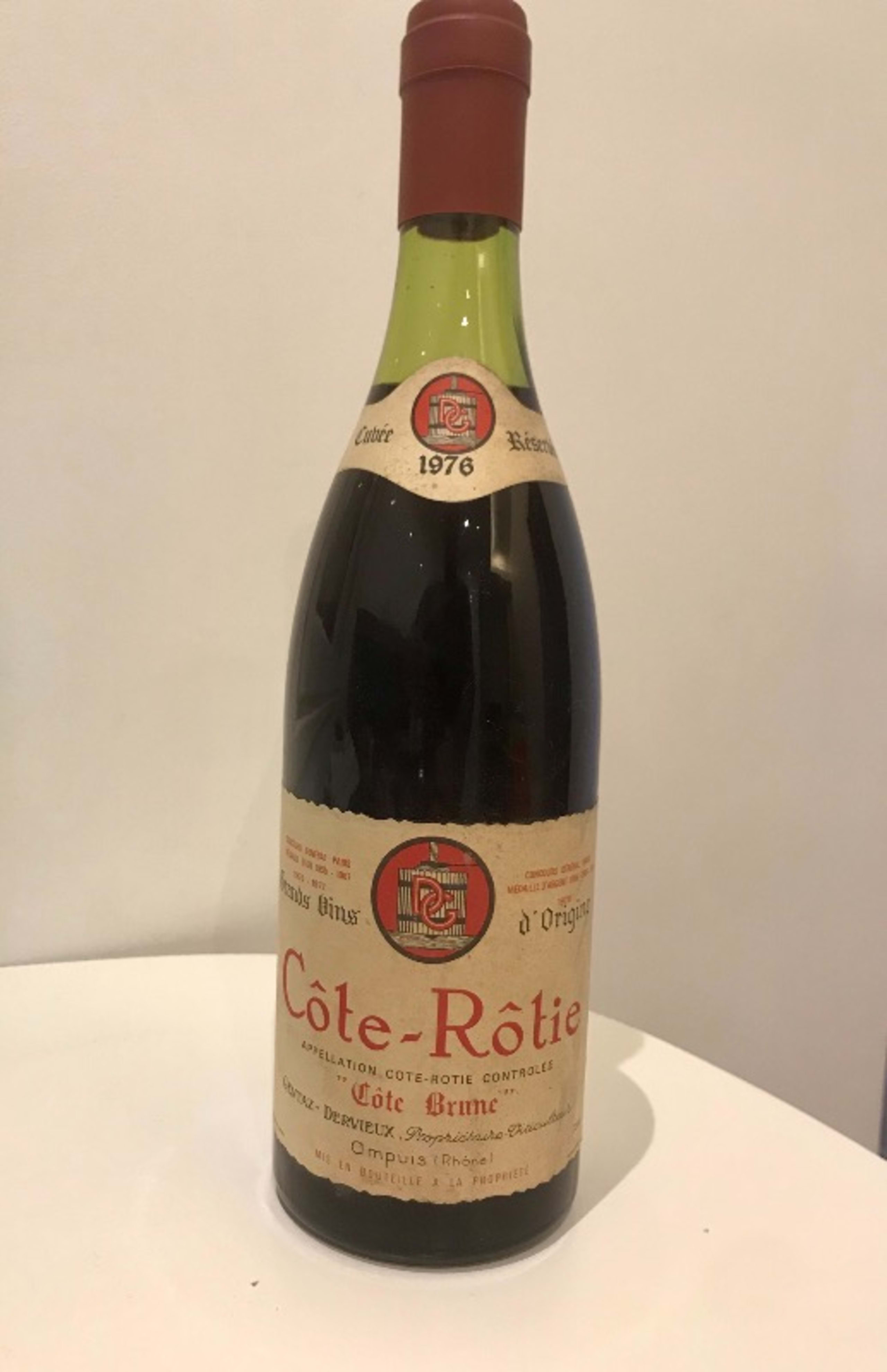 Côte-Rôtie, Côte Brune, Marius GENTAZ DERVIEUX, 1976