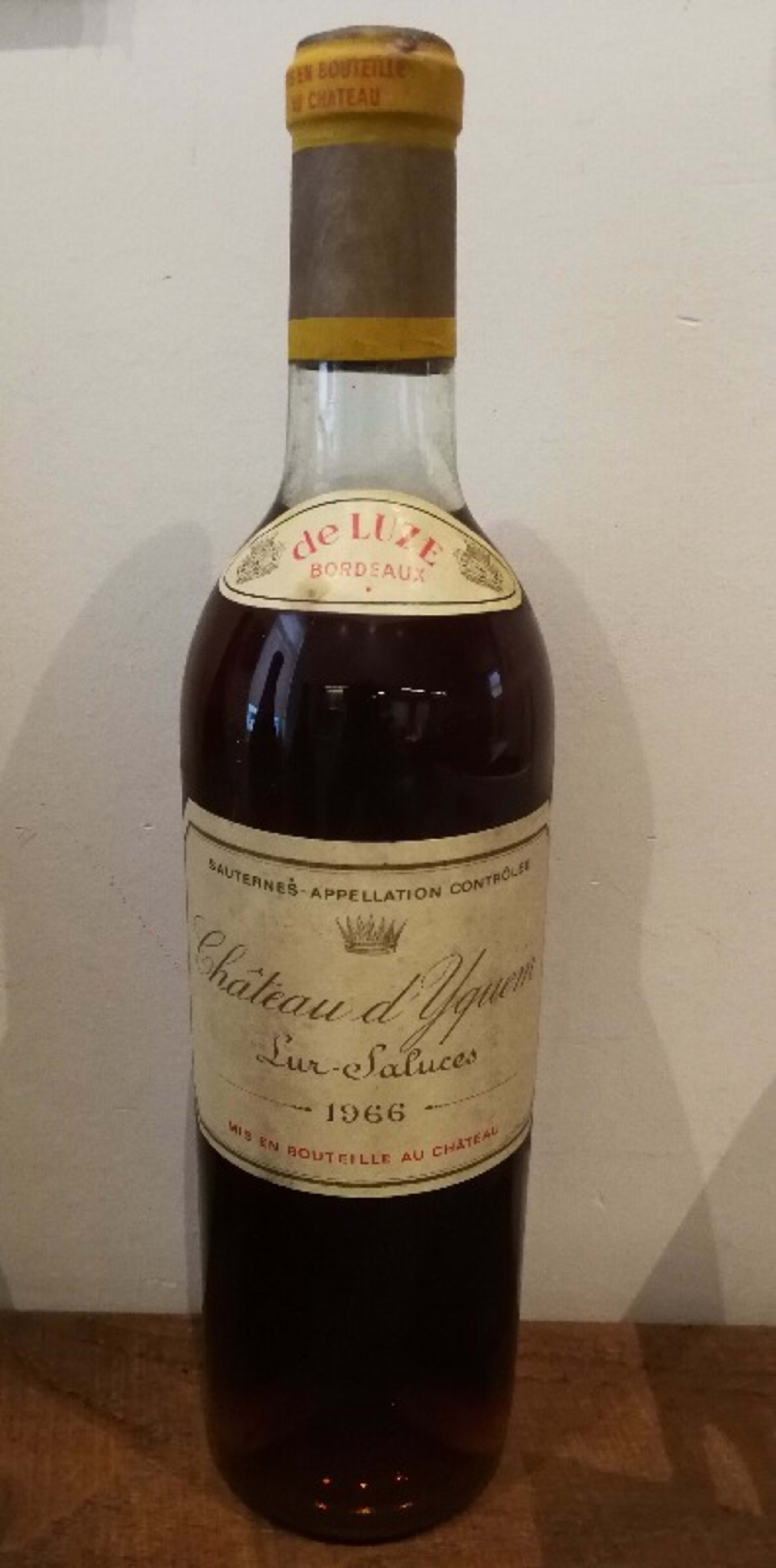 Lur-Saluces, Château d'Yquem, Sauternes, 1966