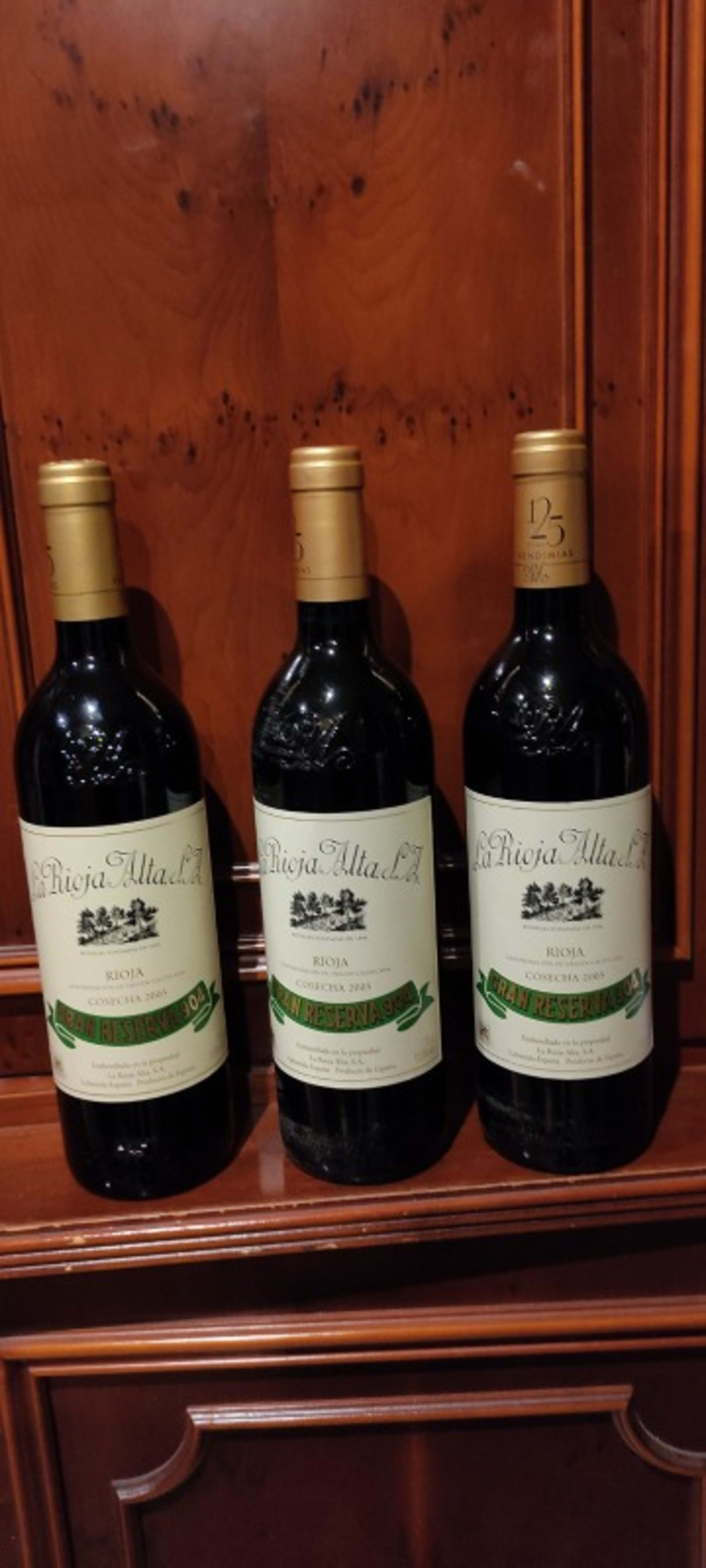 3 x La Rioja Alta Gran Reserva 904, 2005