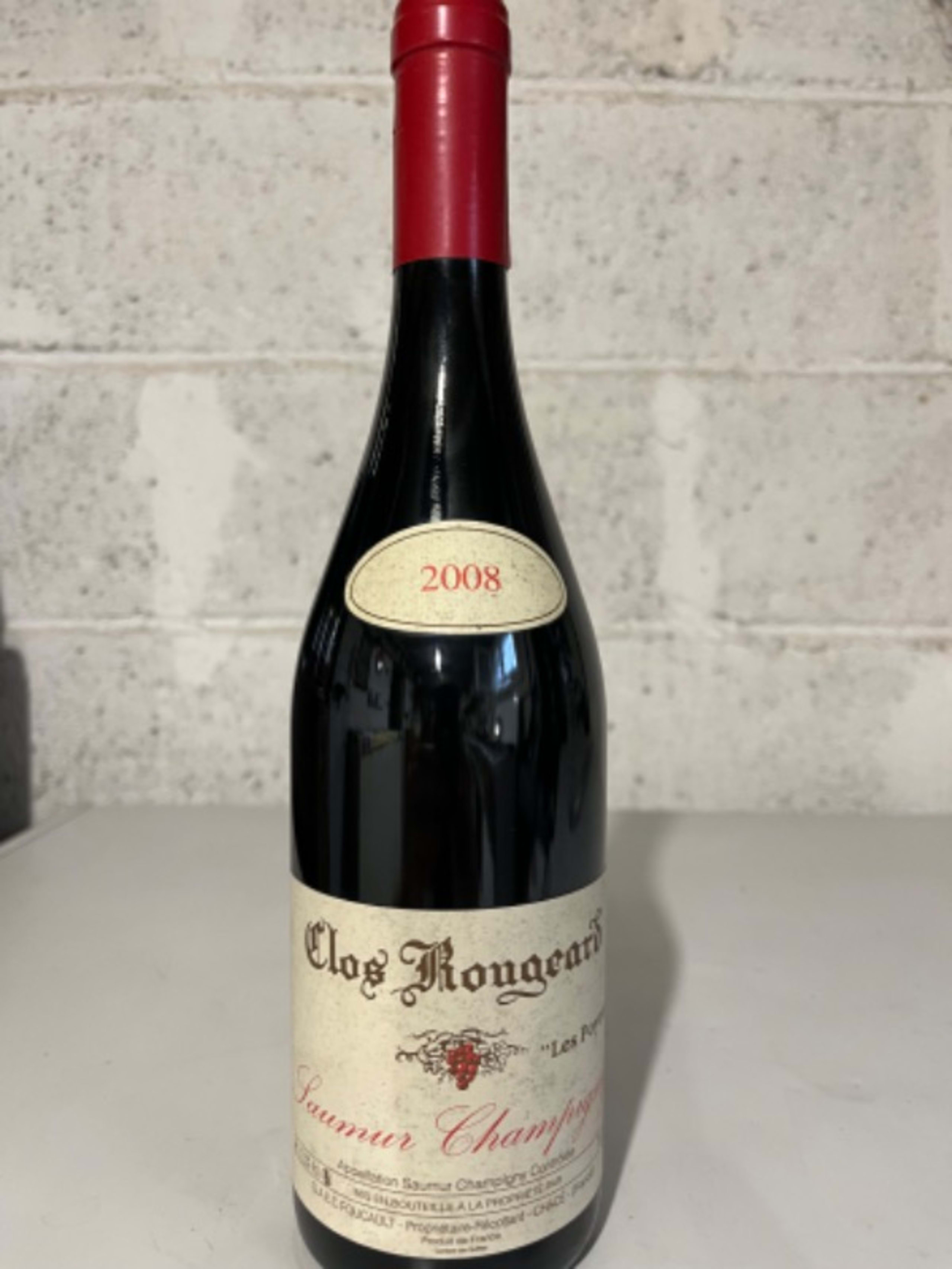 Les POYEUX, Saumur Champigny, Clos Rougeard, 2008