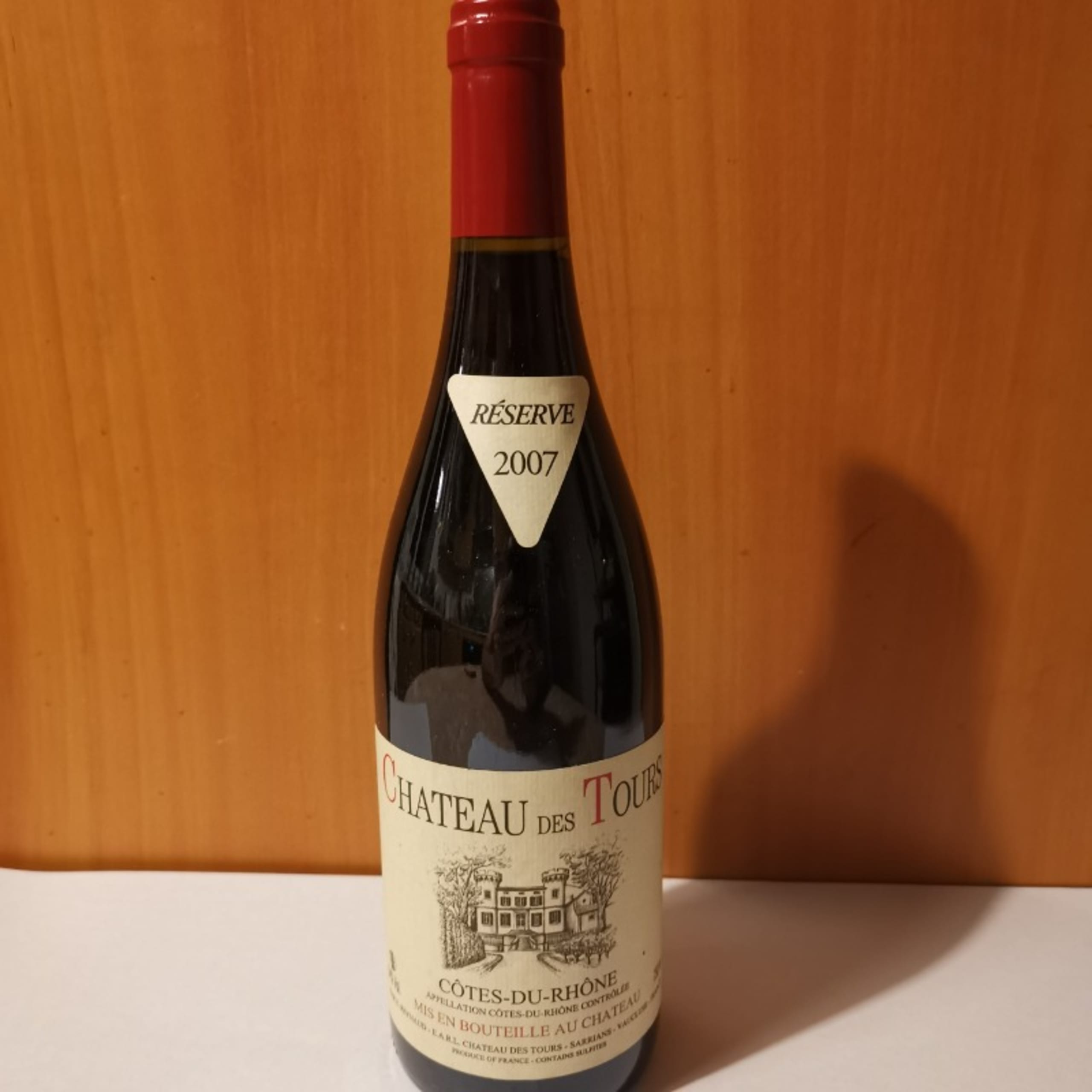 Côtes-du-Rhône, Château des Tours, 2007
