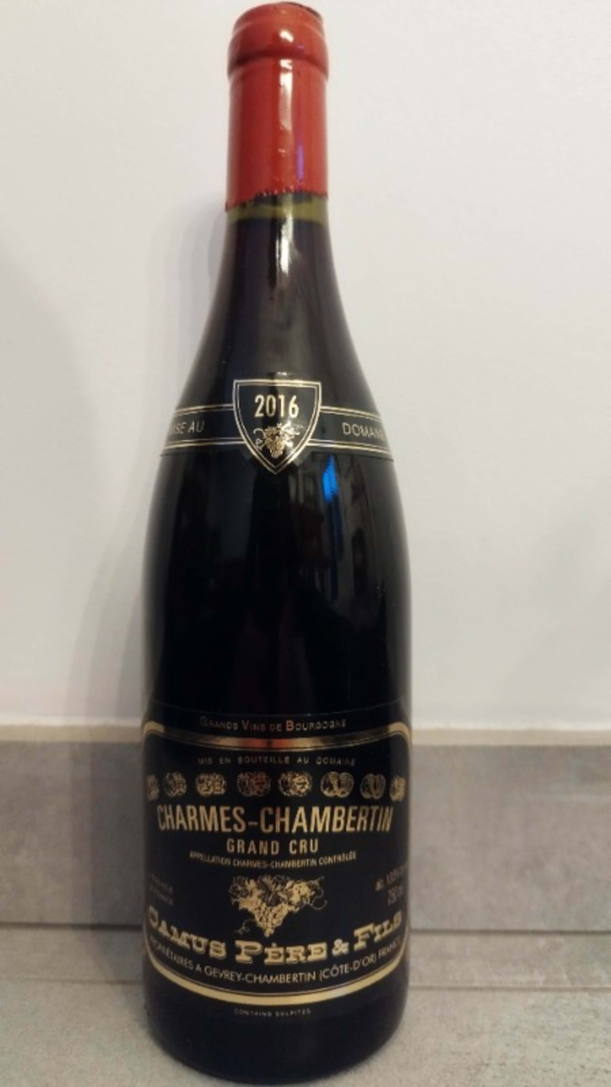 Charmes-Chambertin, Grand Cru, Camus Père & Fils, 2016